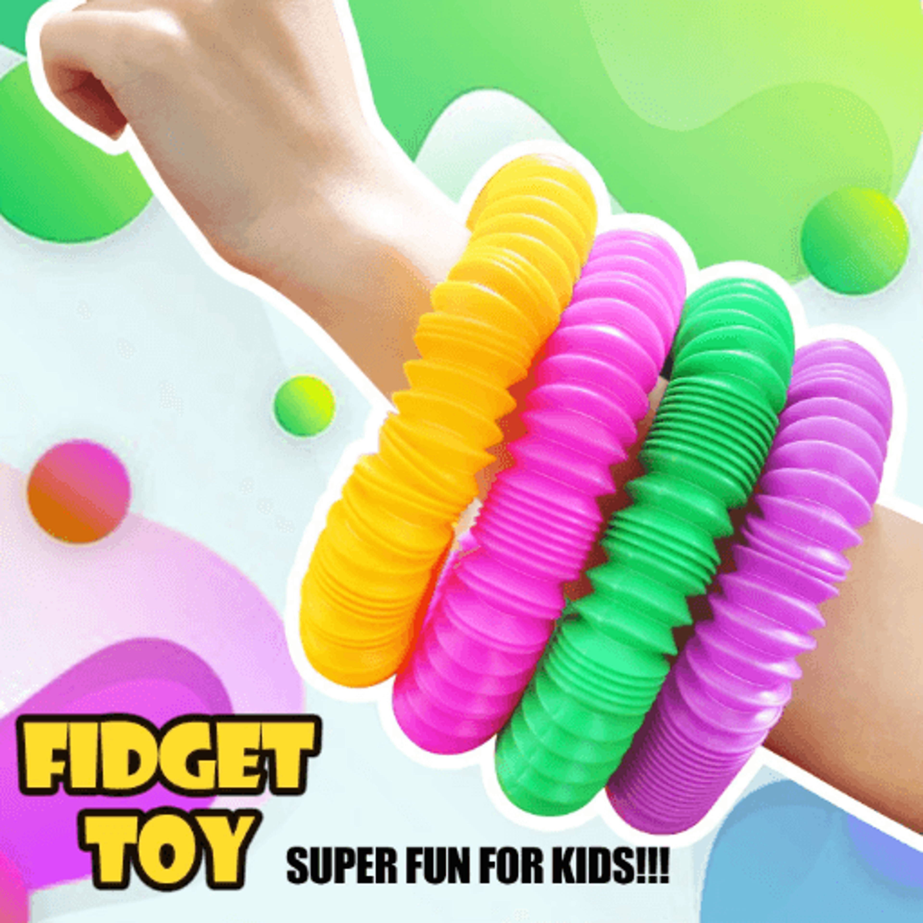 4 Pack Mini Pop Tube Fidget Toy Set For Sensory Play Stress Relief  Creative Building 4