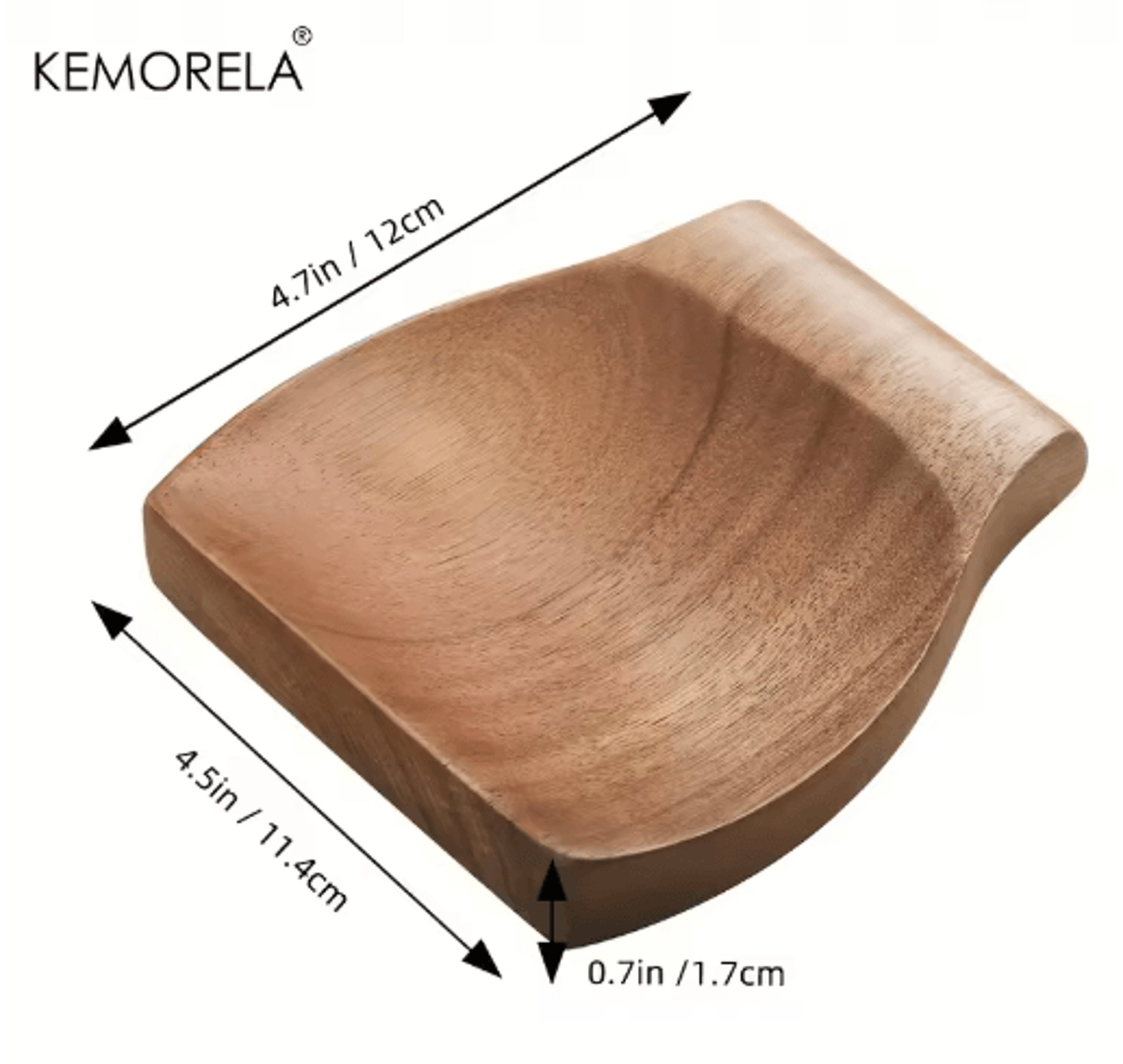 KemoRela Wooden Spoon Rest  Utensil Holder  HeatResistant Kitchen Tool Organizer 1
