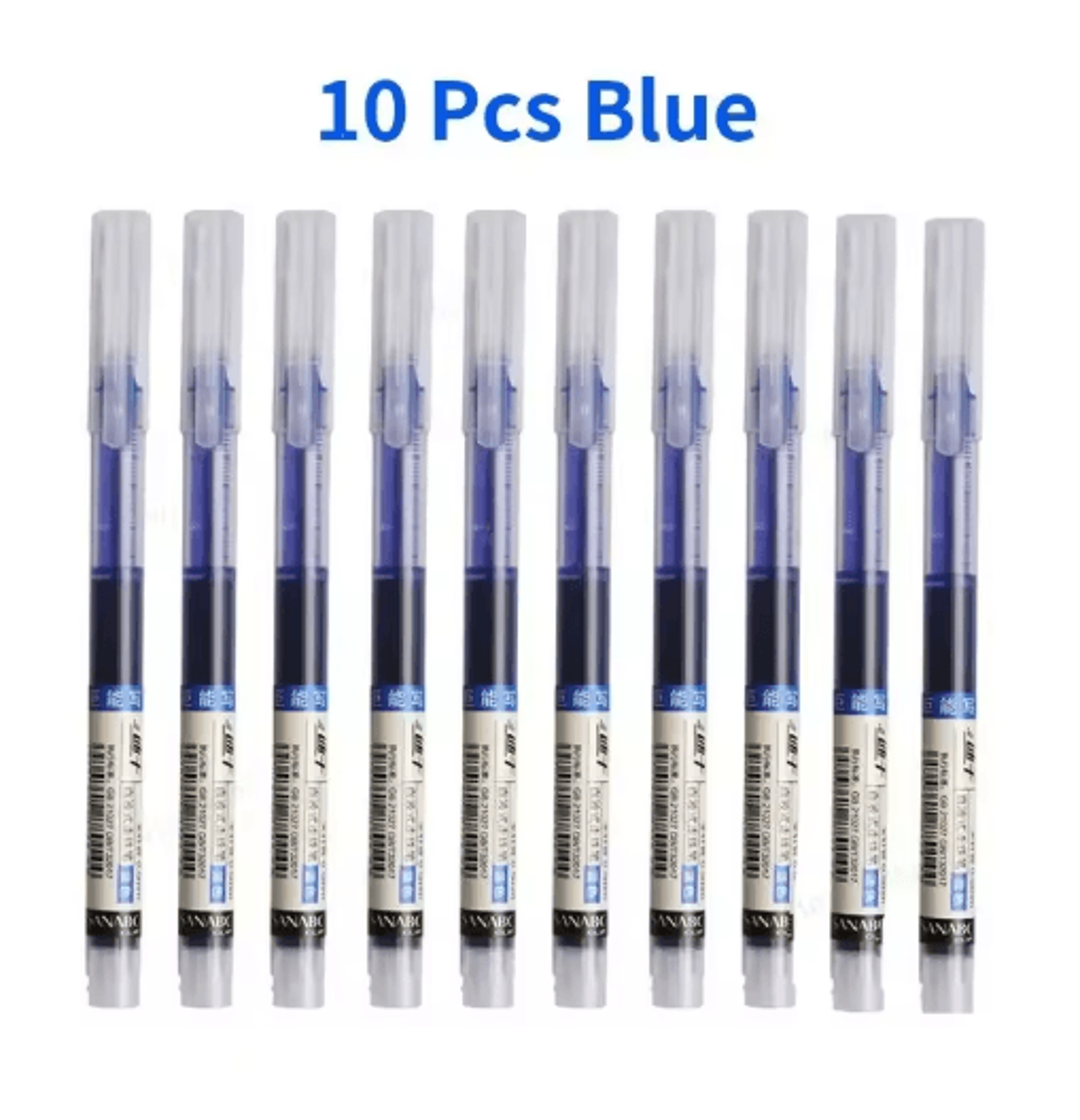 SmoothFlow Needle Tip Gel Pen Set 10PCS Precision Writing Kawaii Stationery 7
