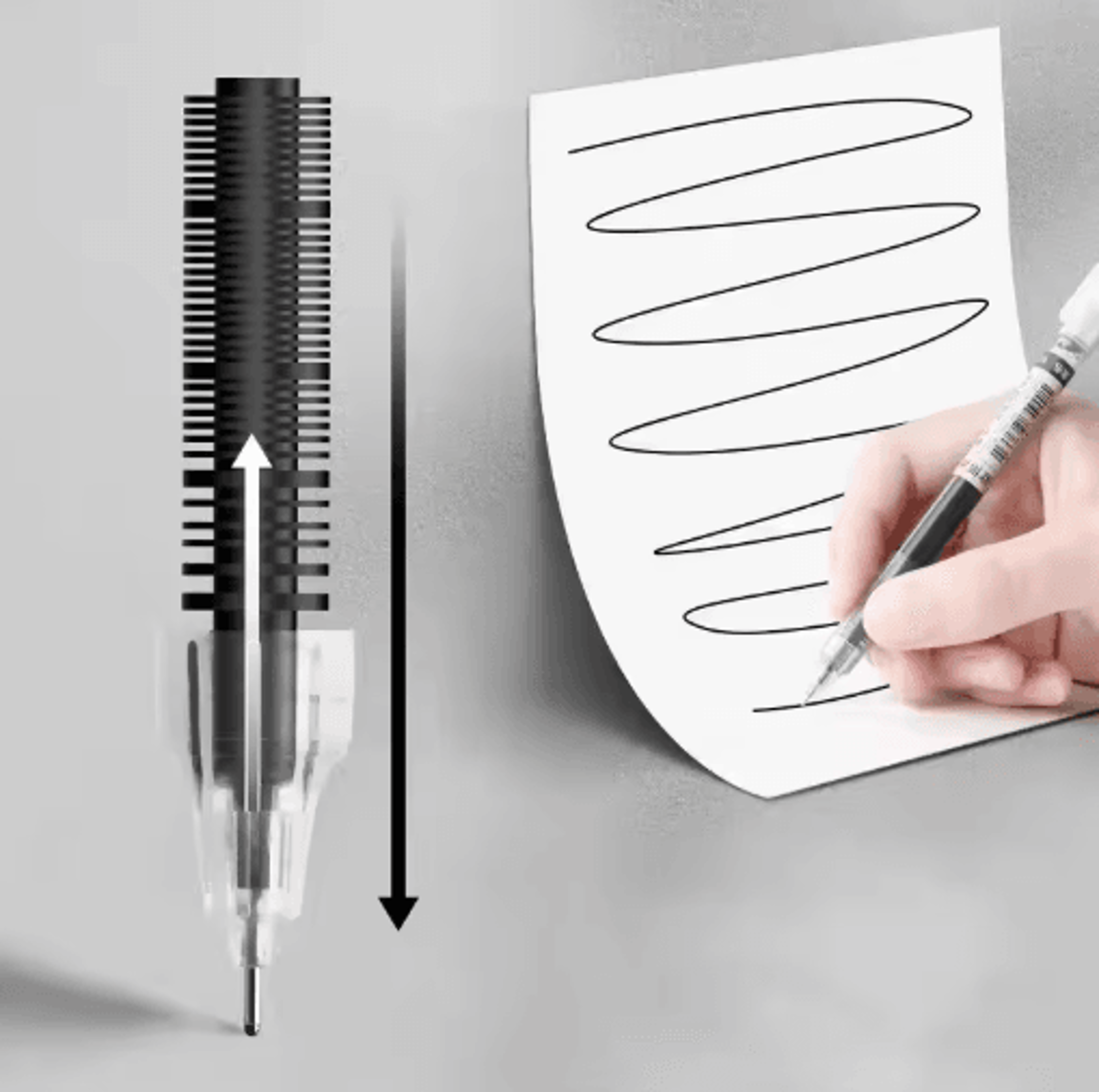 SmoothFlow Needle Tip Gel Pen Set 10PCS Precision Writing Kawaii Stationery 11