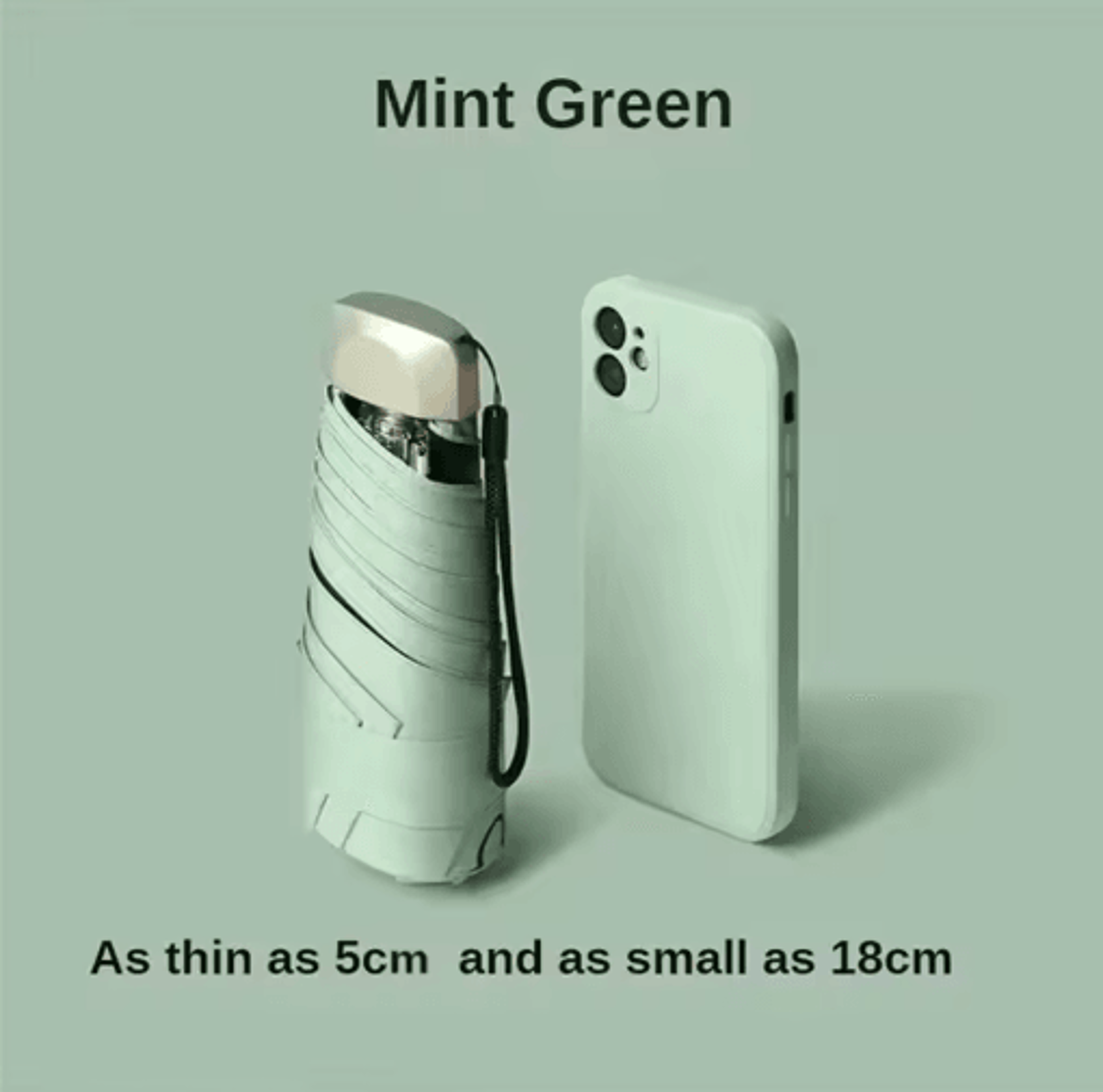 SunShield Mini Capsule Umbrella Pocket UV Protection Rain  Sun Parasol 15