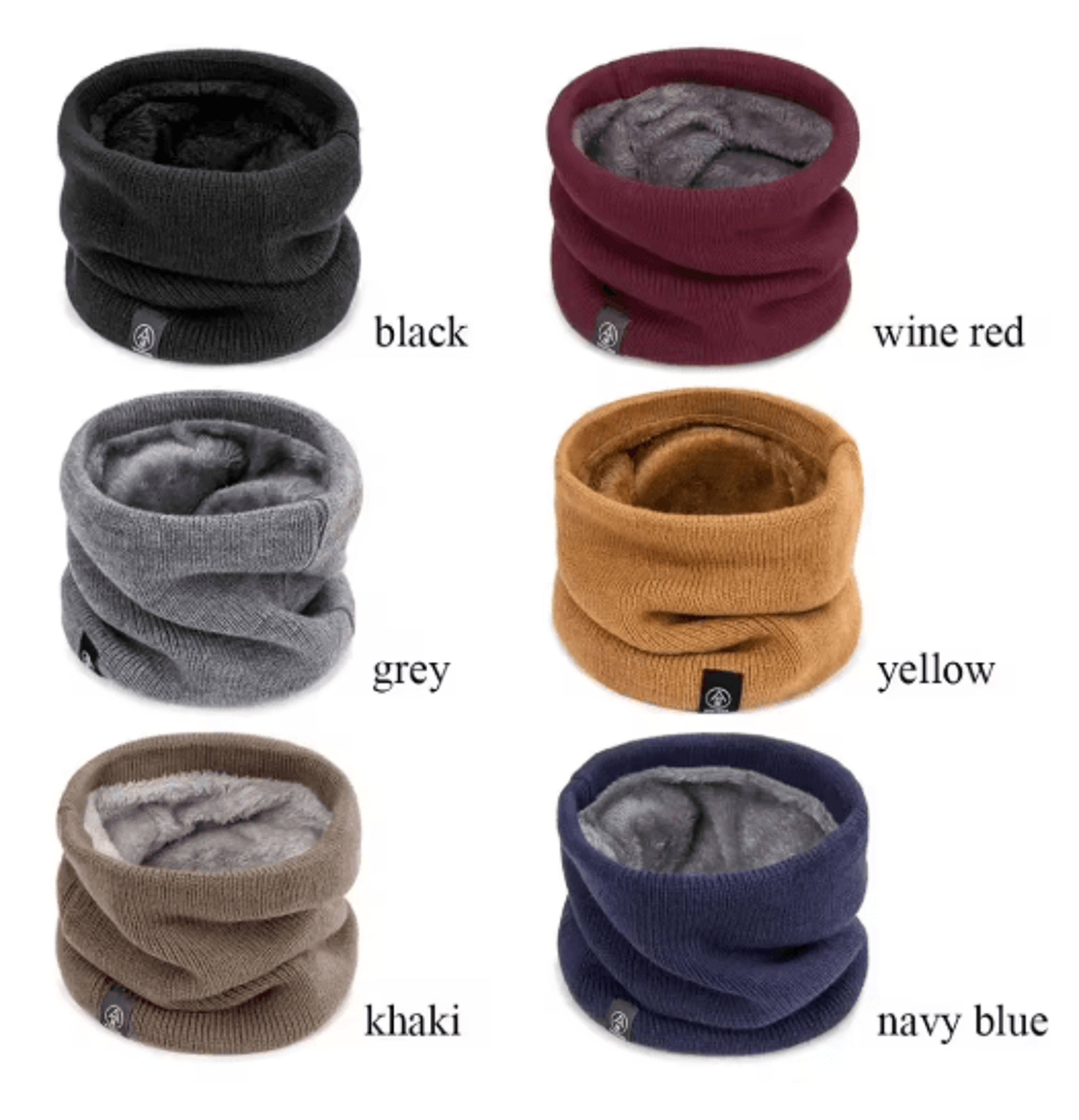 ThermaFlex Knitted Neck Warmer Soft Winter Sport Scarf For Men  Women 8