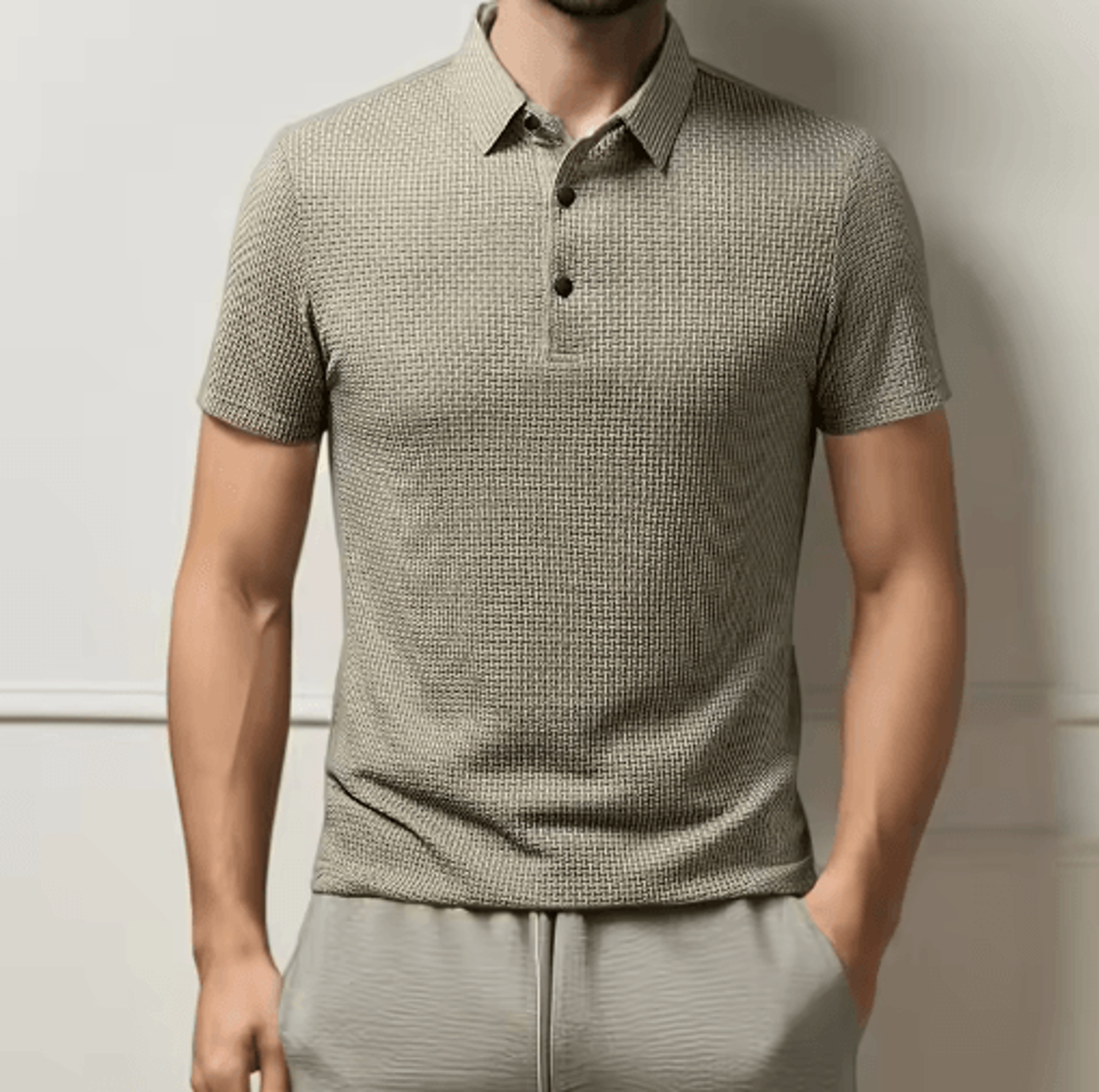 Mens Embroidered Polo Shirt Short Sleeve Business Casual Summer Top 11