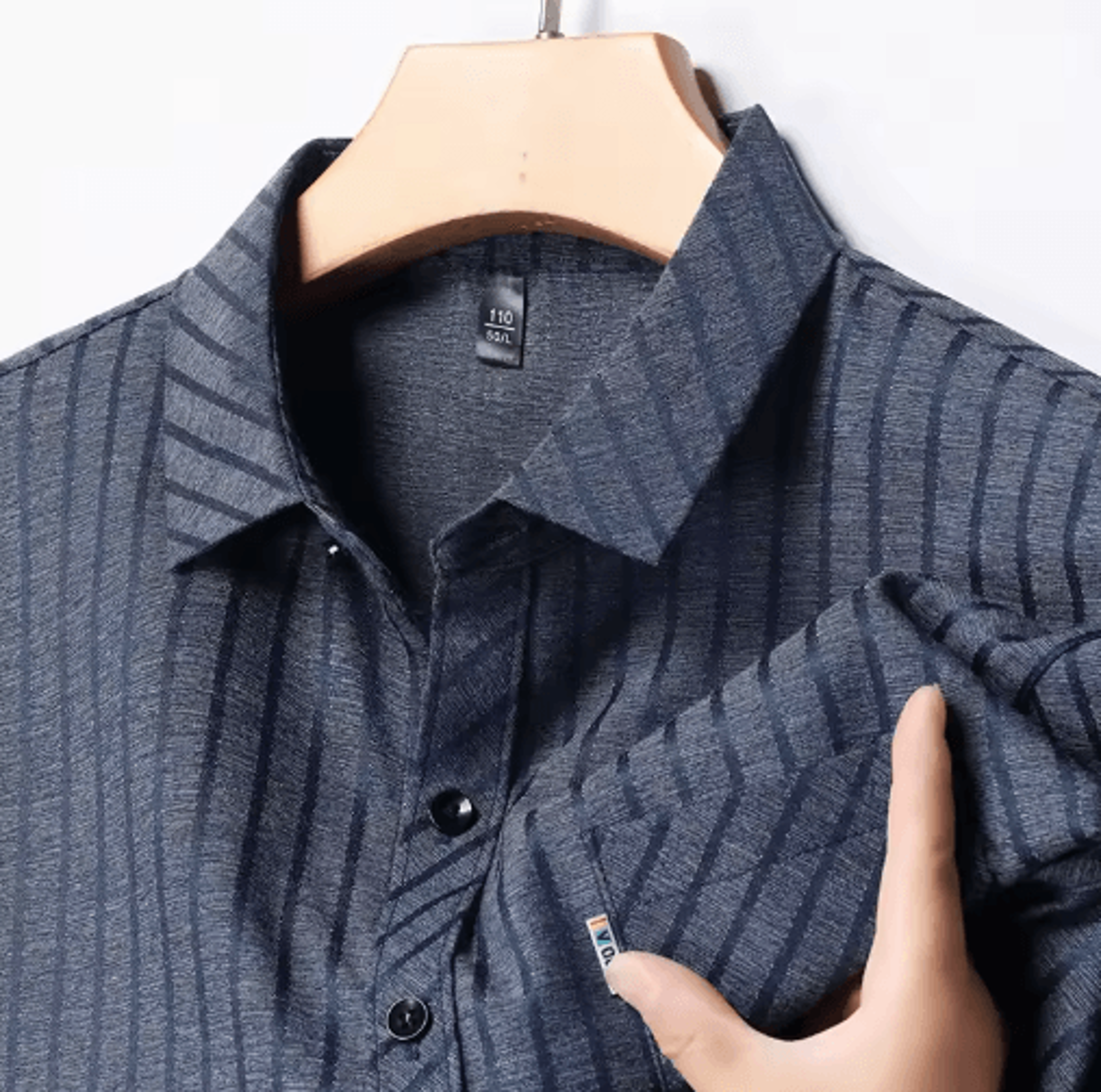 Mens WrinkleFree Printed Shirt  Short Sleeve Business Casual No Iron Top 4