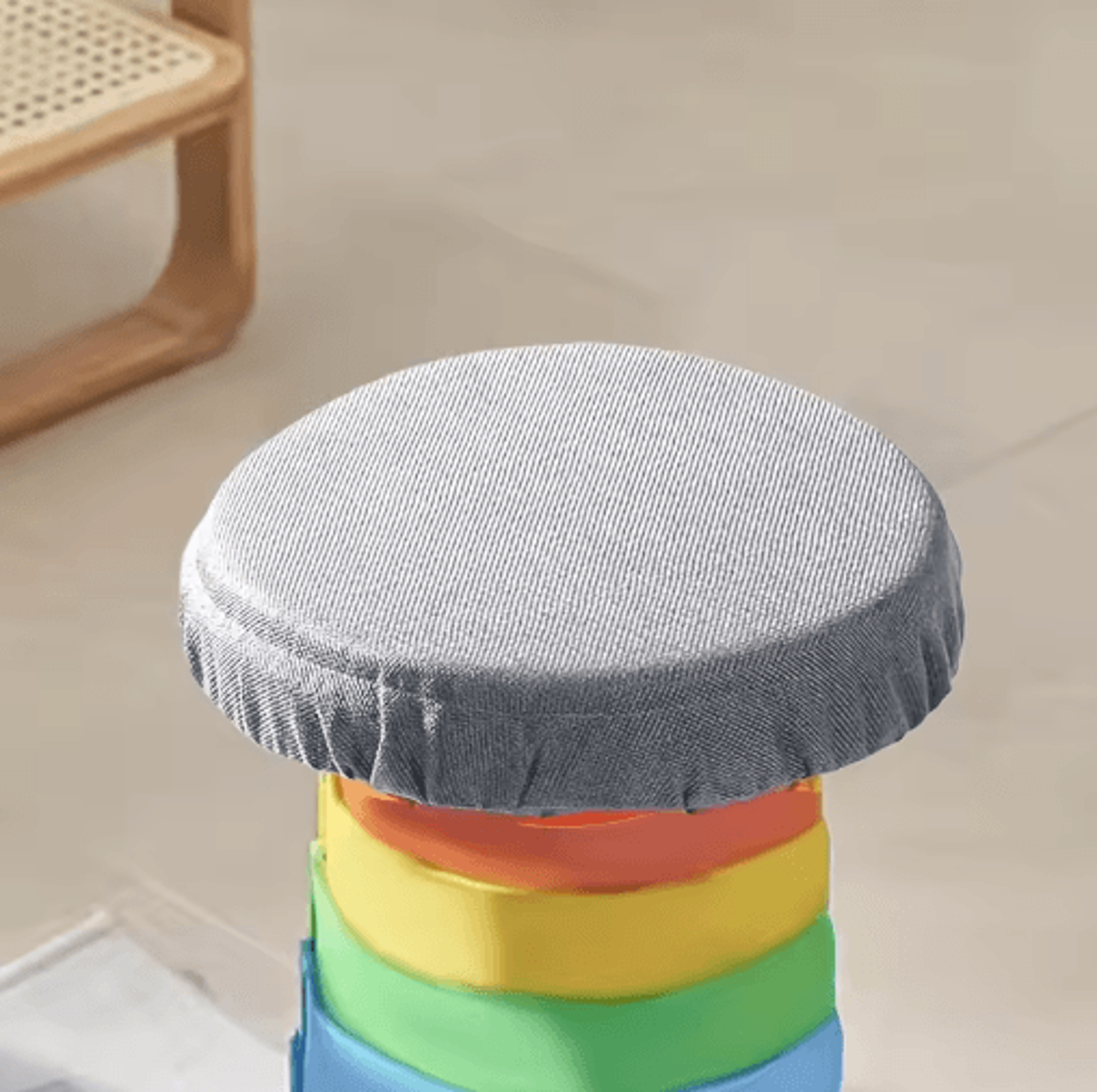 Folding Stool Cushion Portable Stool Cover For Camping  Telescopic Adjustable Seats 5