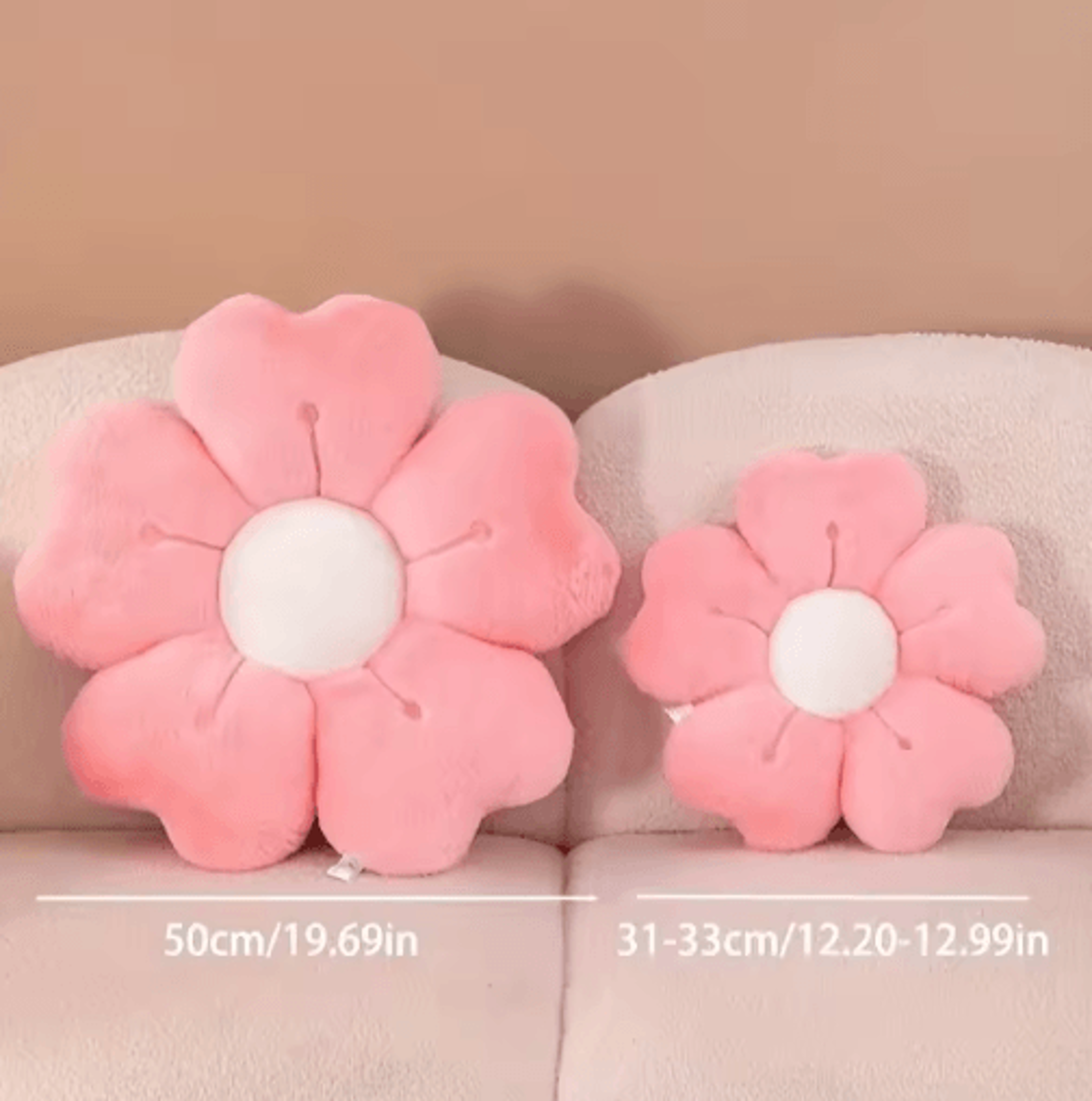 Daisy Flower Plush Pillow Soft Cute Decorative Cushion For Bed  Sofa 8
