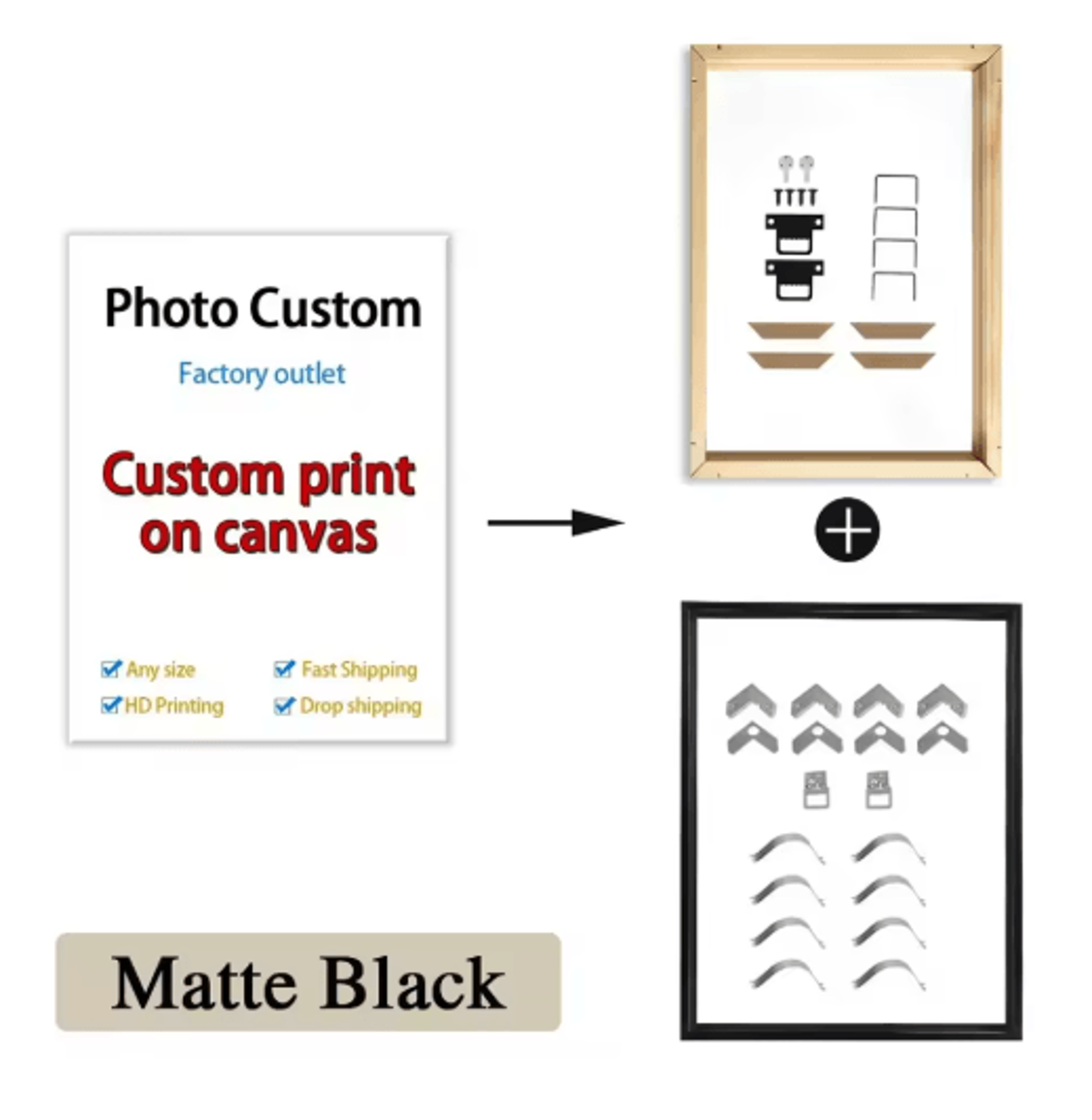 Artify Custom Canvas Wall Art  Personalized HD Photo Print Poster Large Size 2