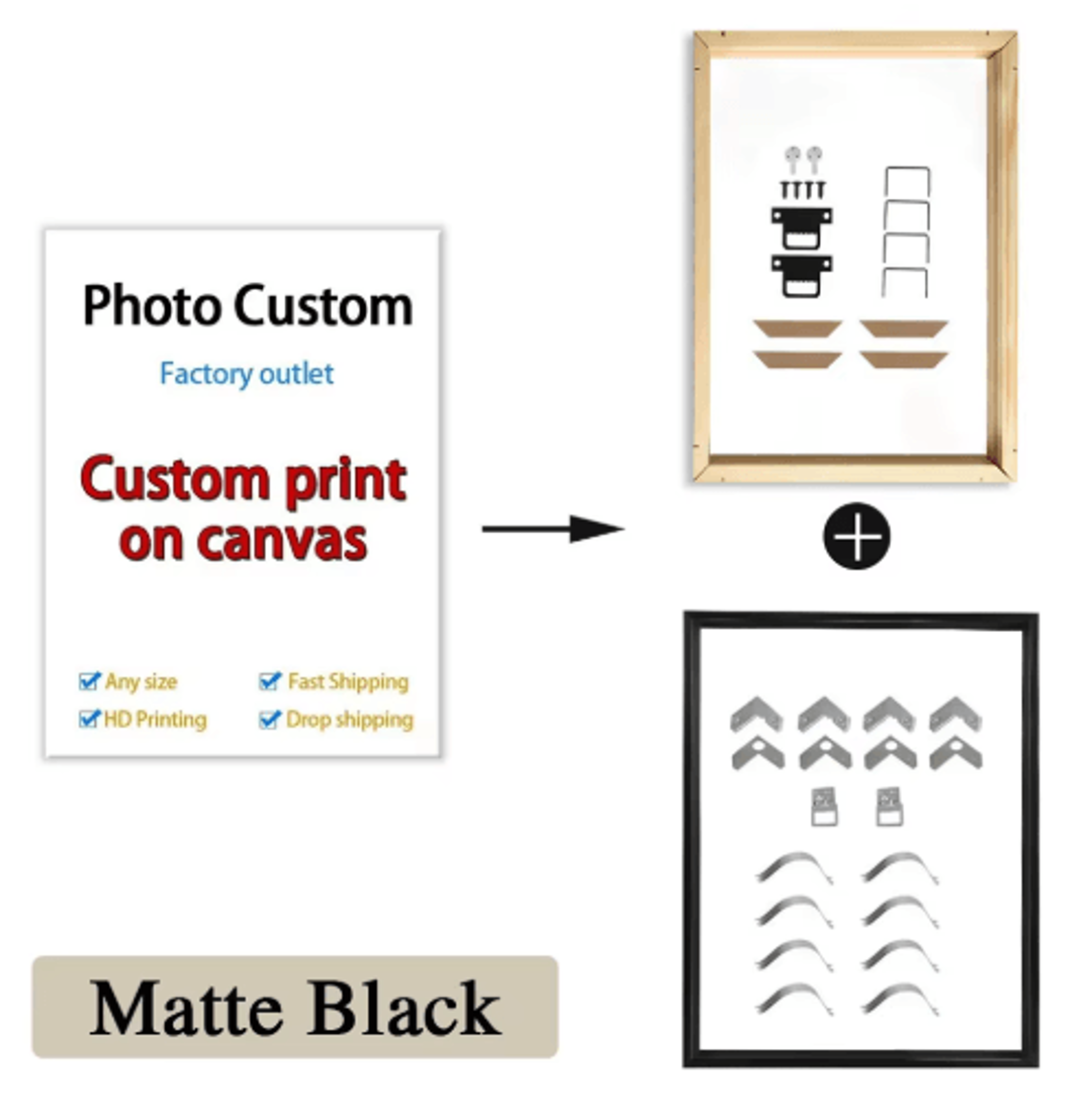 Artify Custom Canvas Wall Art  Personalized HD Photo Print Poster Large Size 8