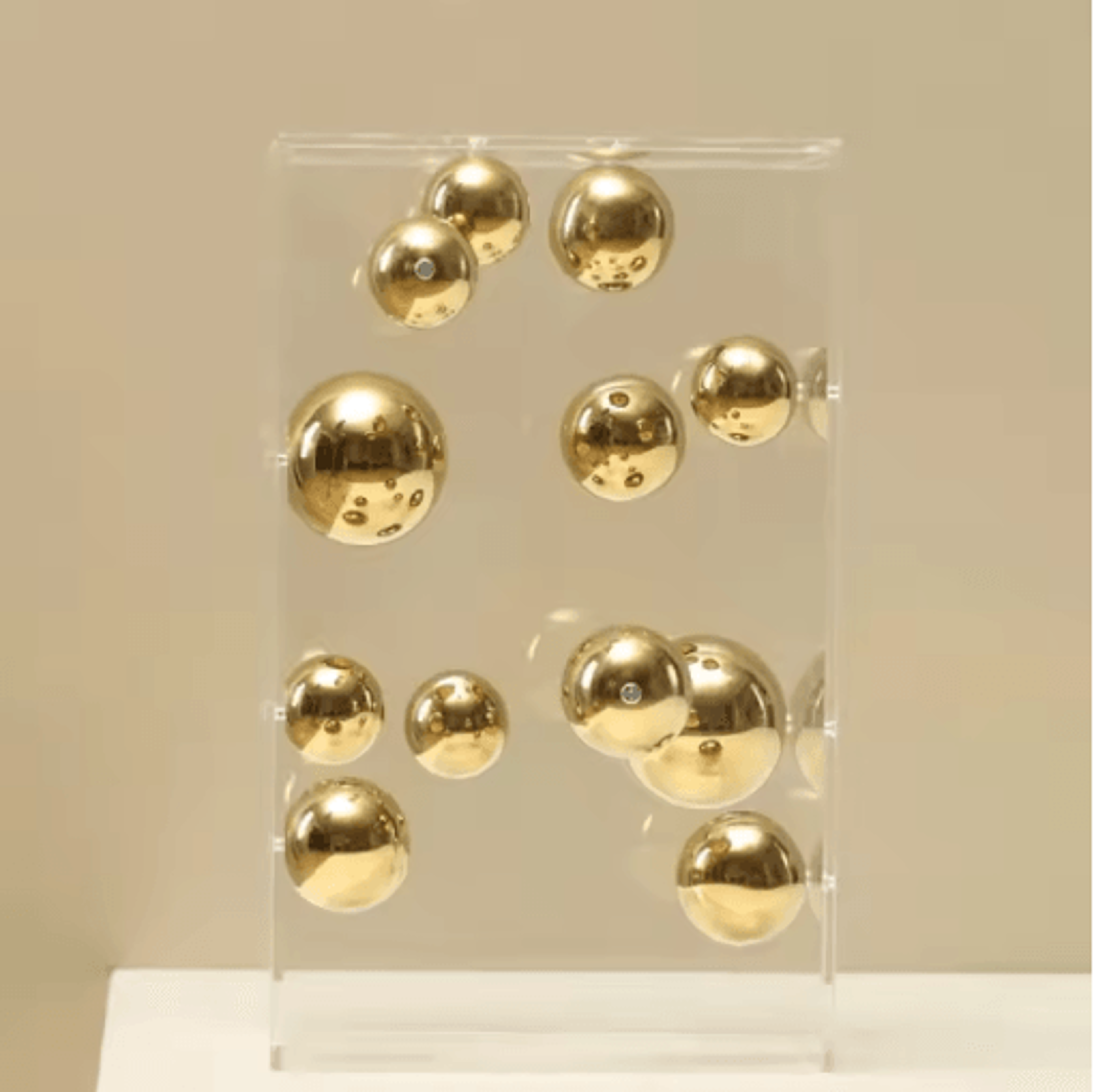 Modern Clear Acrylic Display Cube Decorative Square Cover For Home Styling 8