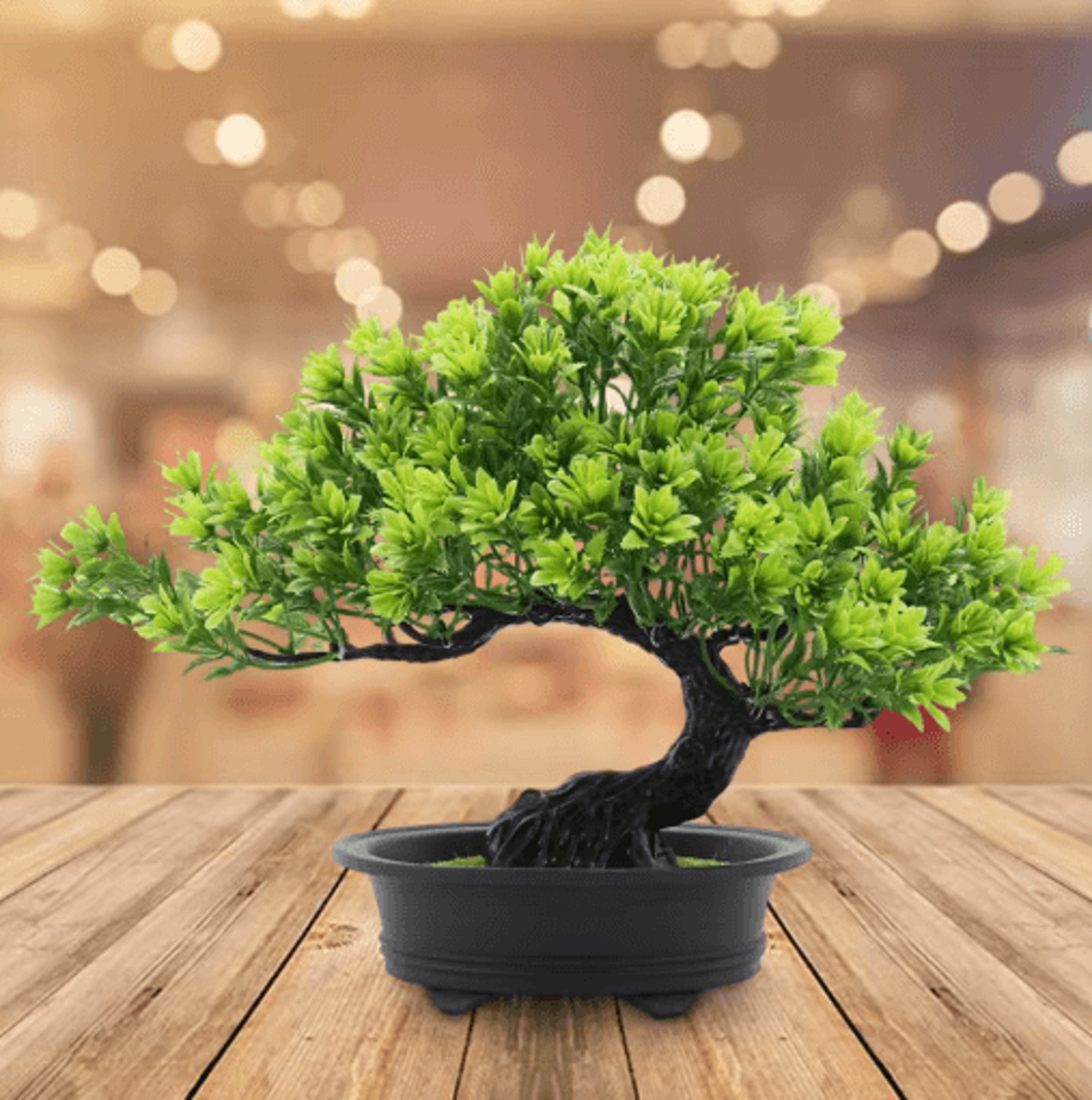 Artificial Japanese Pine Bonsai Tree Realistic Mini Plant For Desk  Home Decor 14