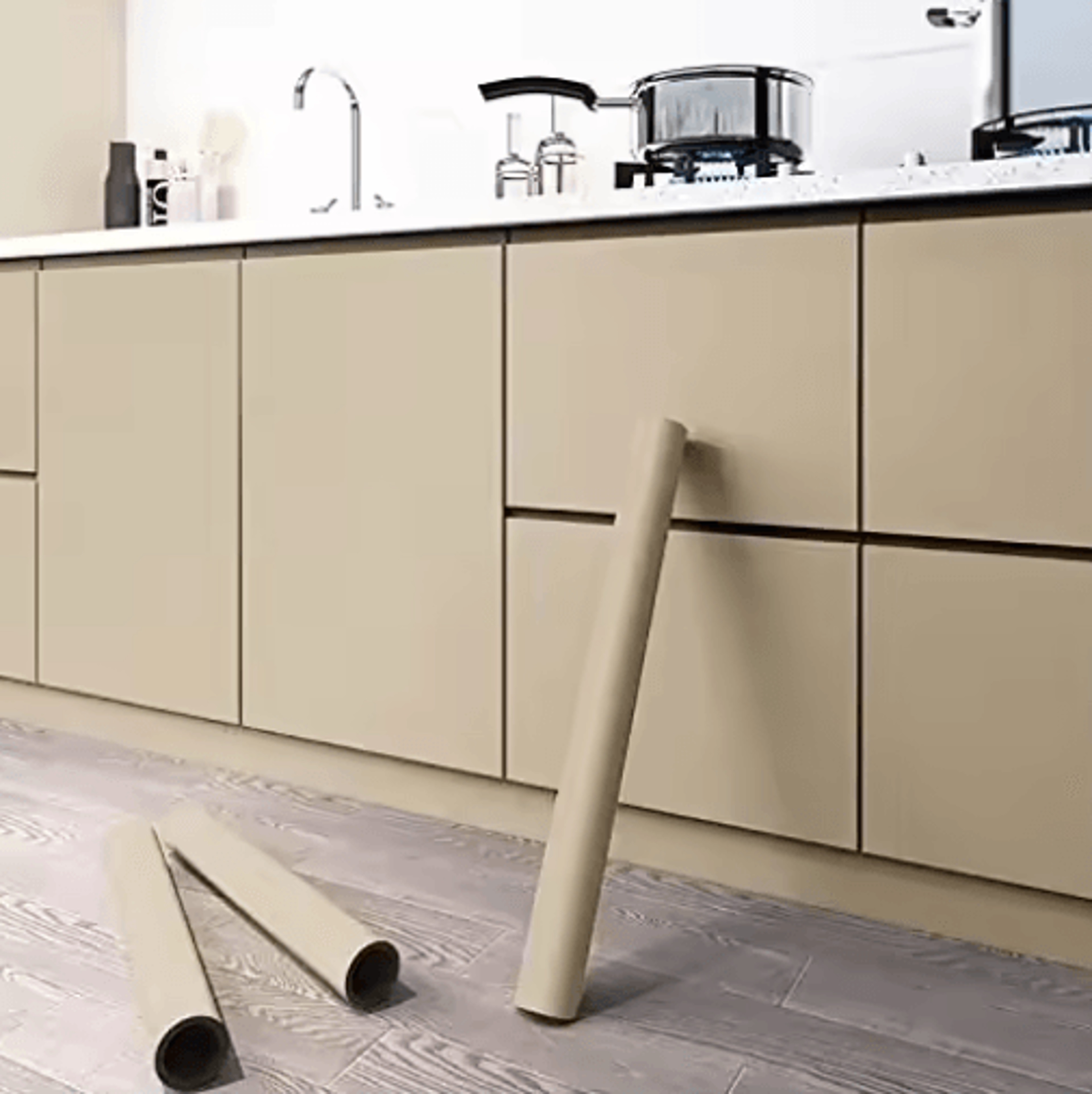 OilProof SelfAdhesive Kitchen Wallpaper  Waterproof Cabinet  Wall Renovation Film 10M 1