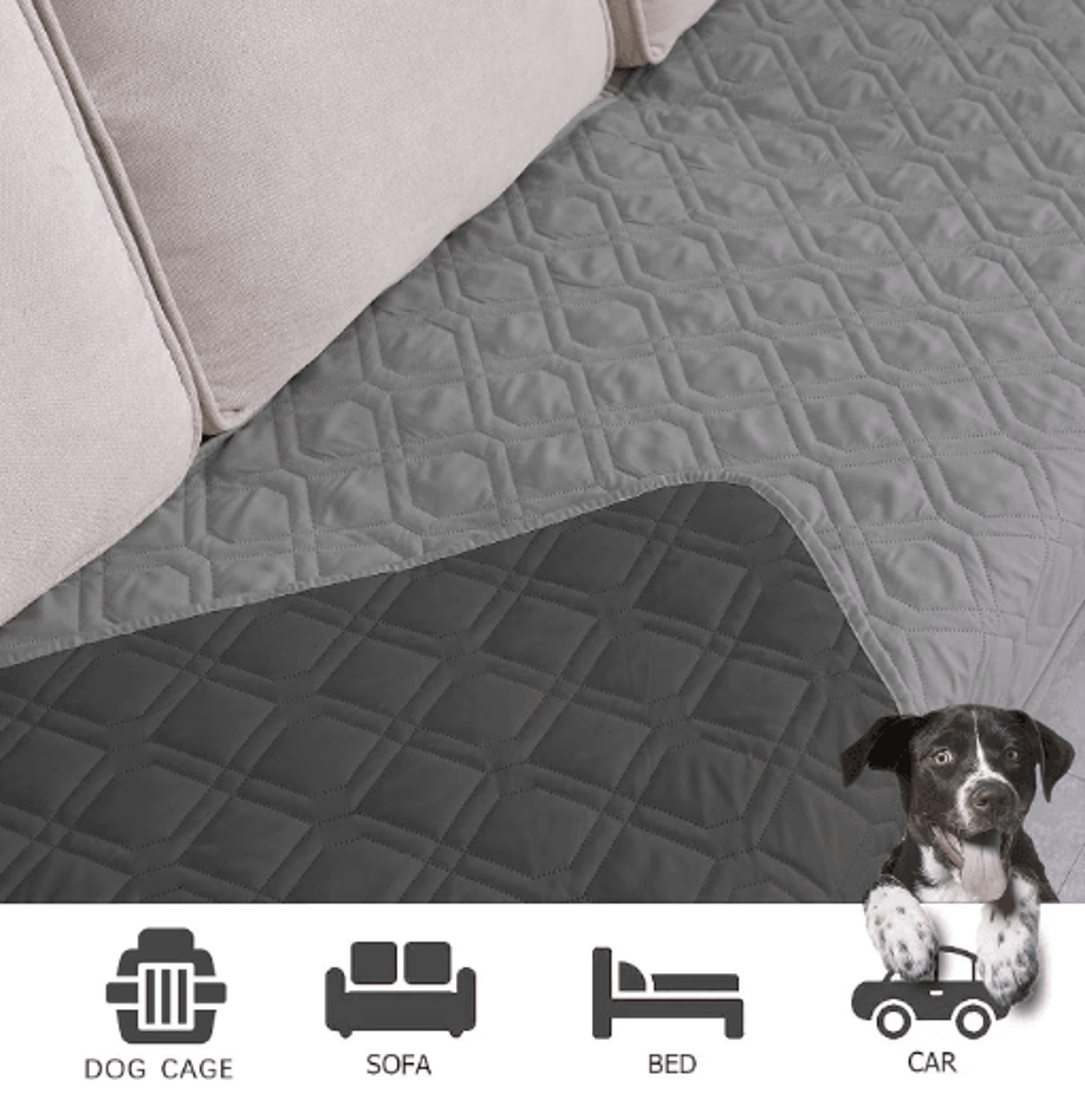 Waterproof Pet Sofa Cover  Washable Universal Couch Protector For Dogs  Kids 8