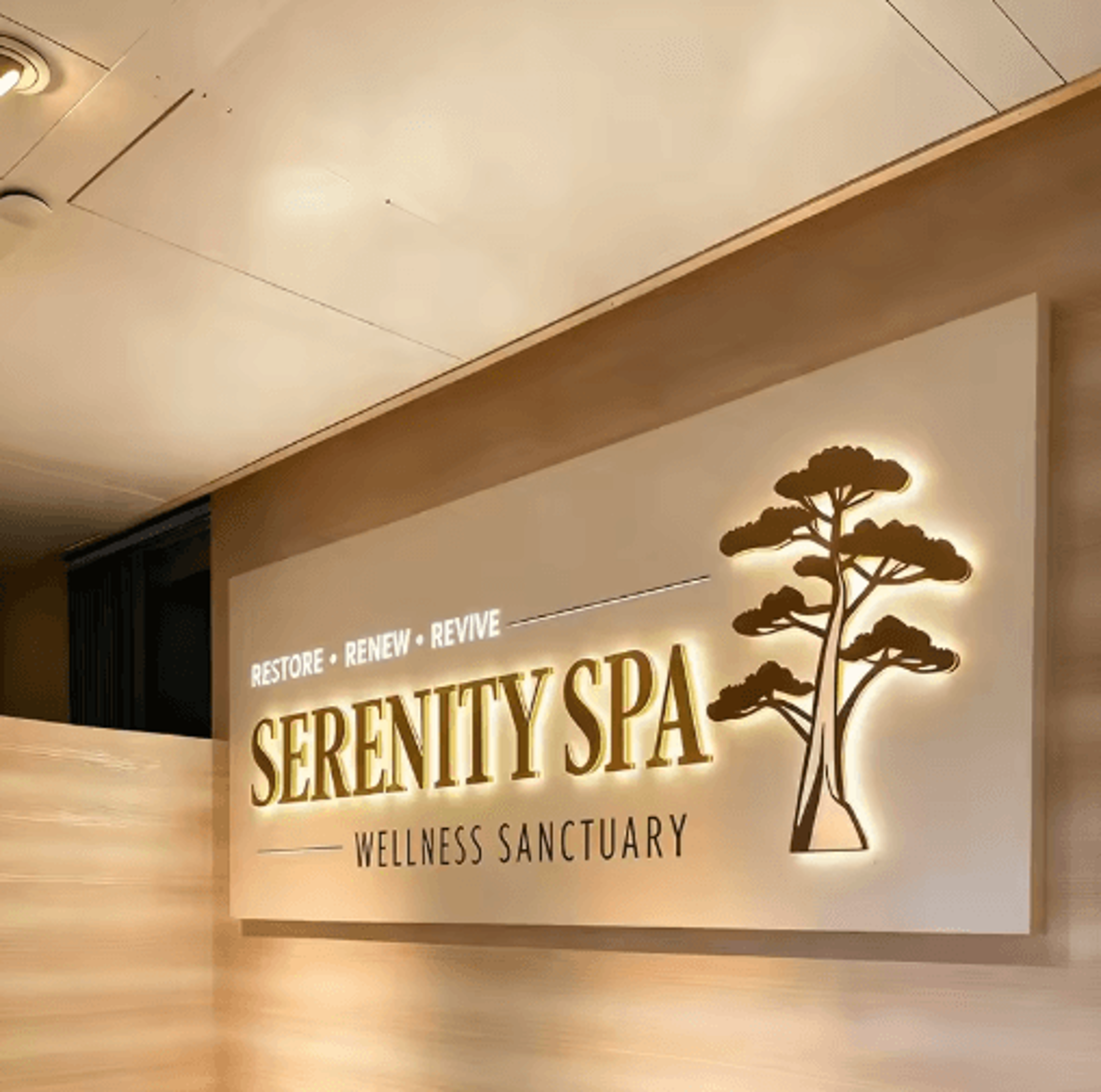 Custom 3D Backlit LED Shop Sign  Luminous Business Signage For Salons  Stores 2