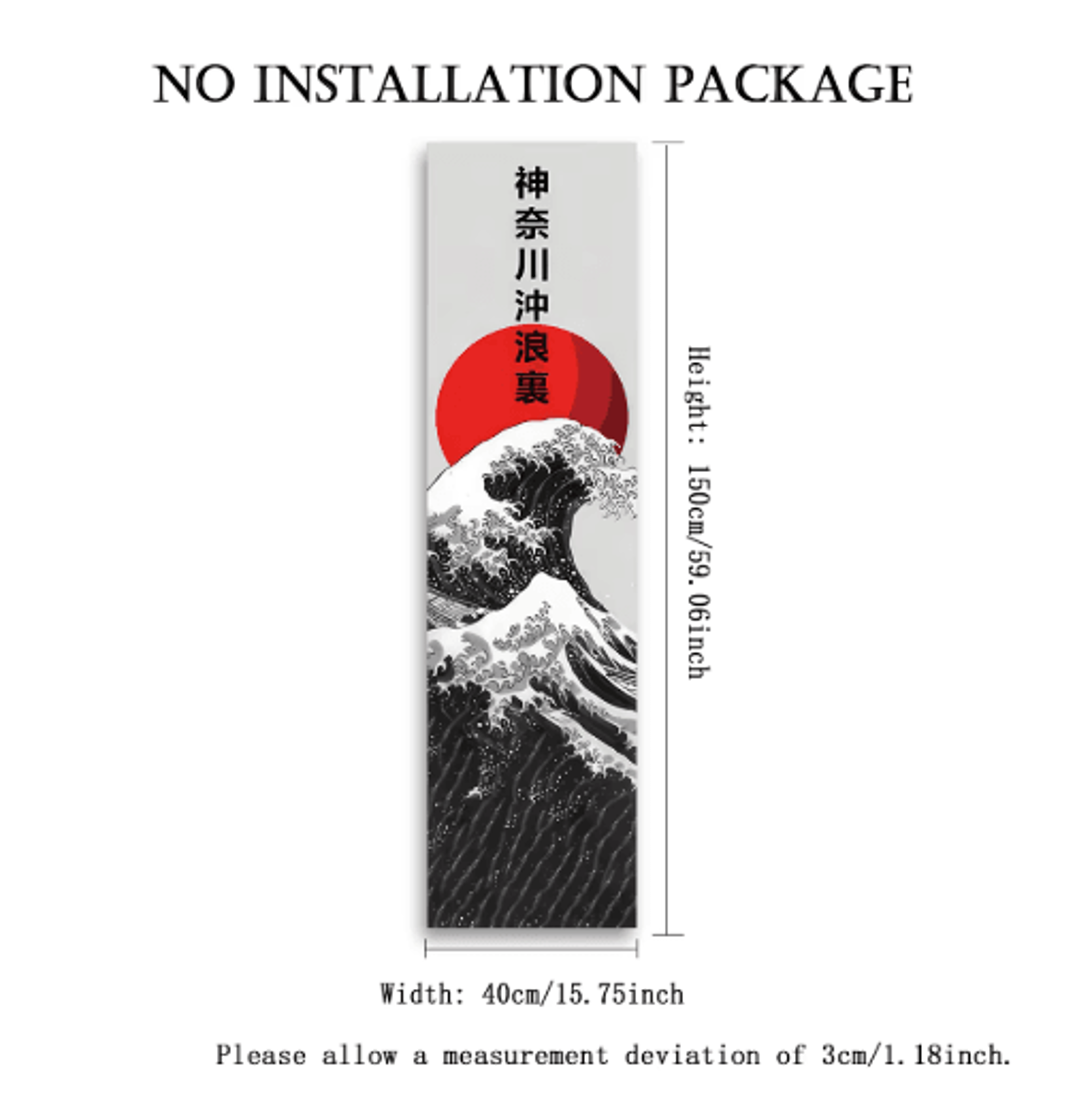 Great Wave Japanese Wave Tapestry Wall Hanging Decor 4