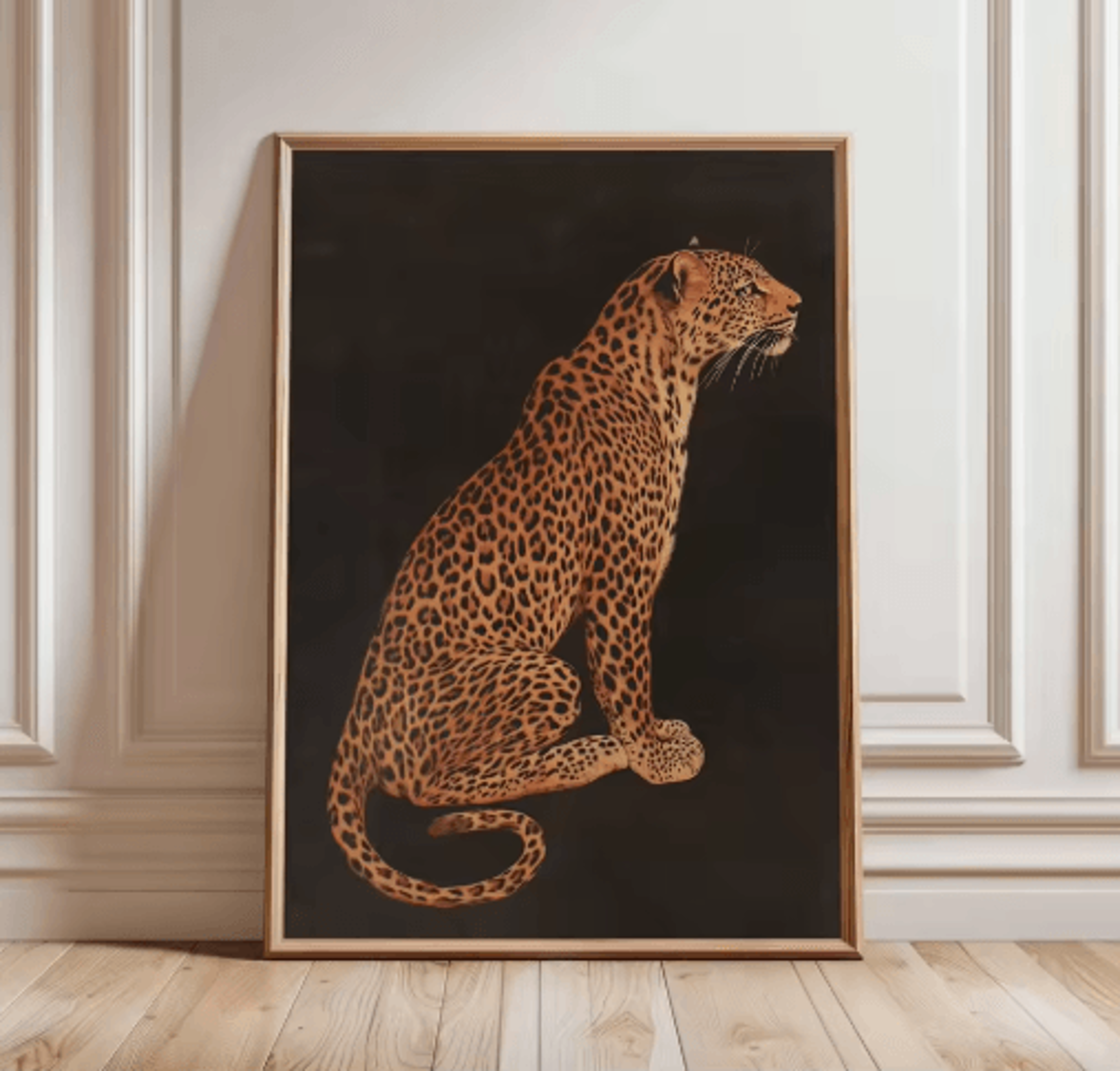 Japanese Tiger Swimming Canvas Wall Art  Asian Animal Canvas Print For Modern Living Room Decor 16