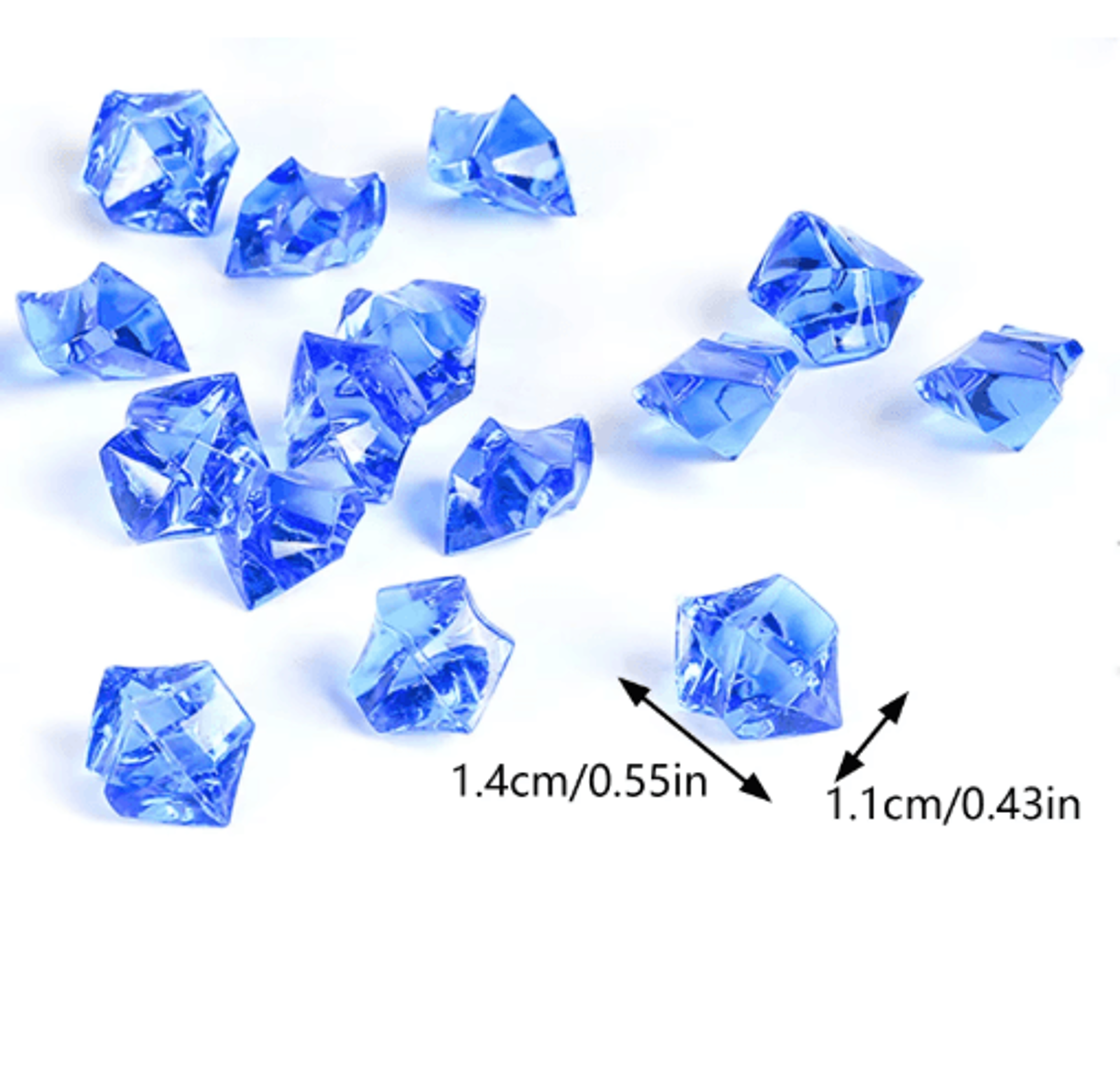 Crystal Clear Acrylic Ice Crystals Fake Crushed Ice Stones For Vase Fillers  Wedding Decorations 10 7