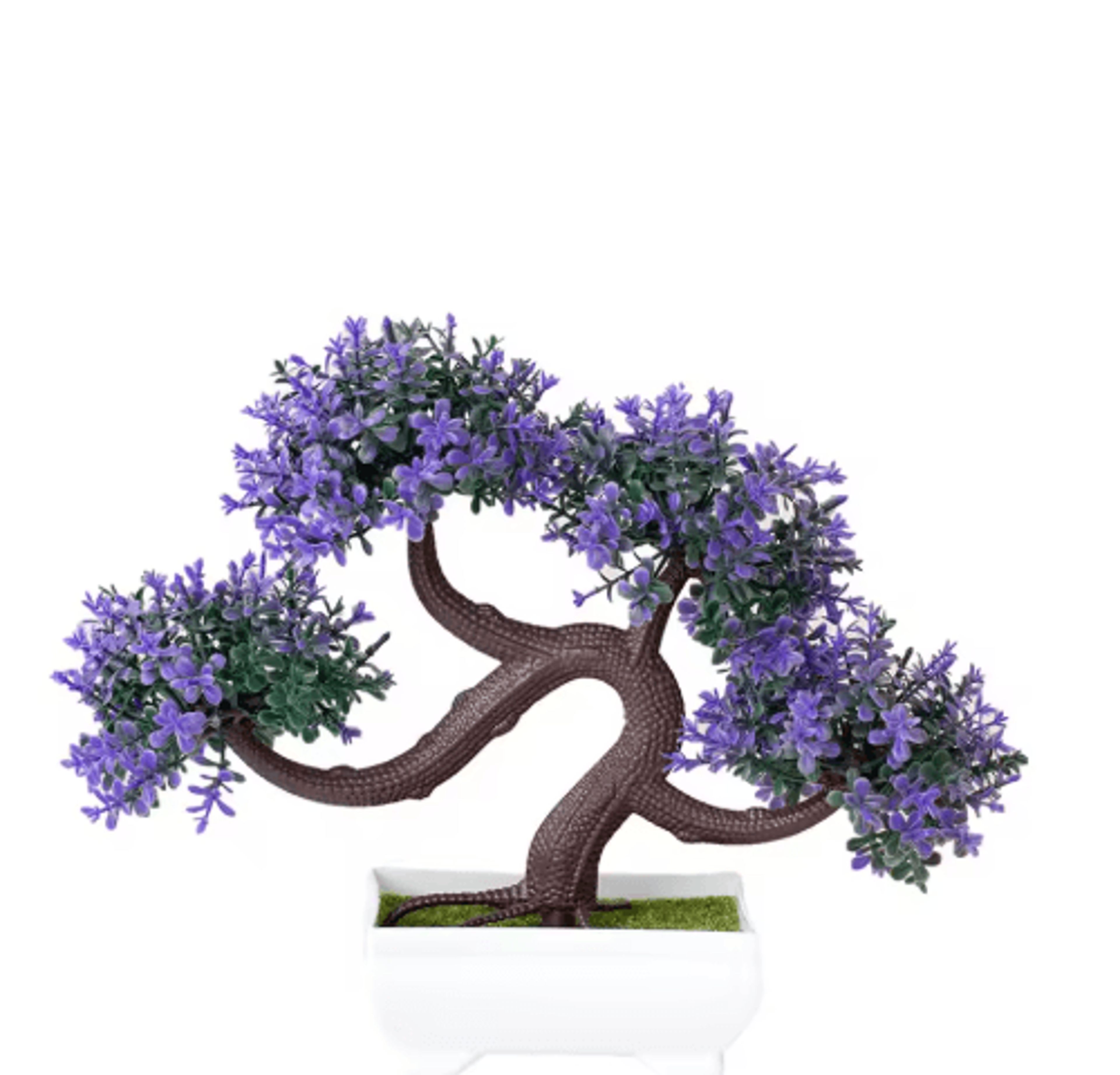 Artificial Bonsai Plant  Mini Zen Garden Tabletop Tree For Home  Office Decor 18