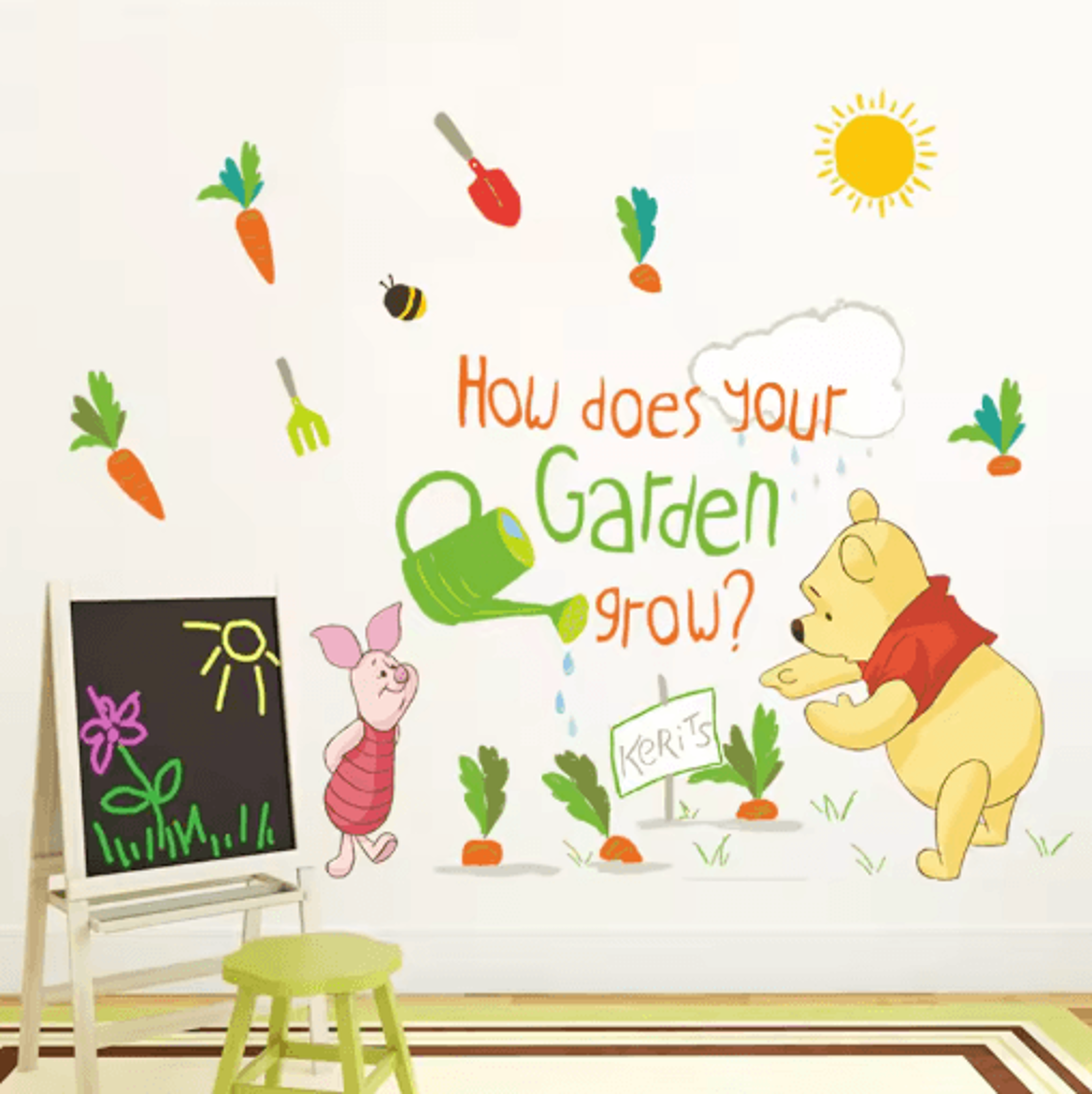 Winnie The Pooh Wall Sticker  Cute Cartoon Wall Decals For Kids Room  Nursery Decor 10