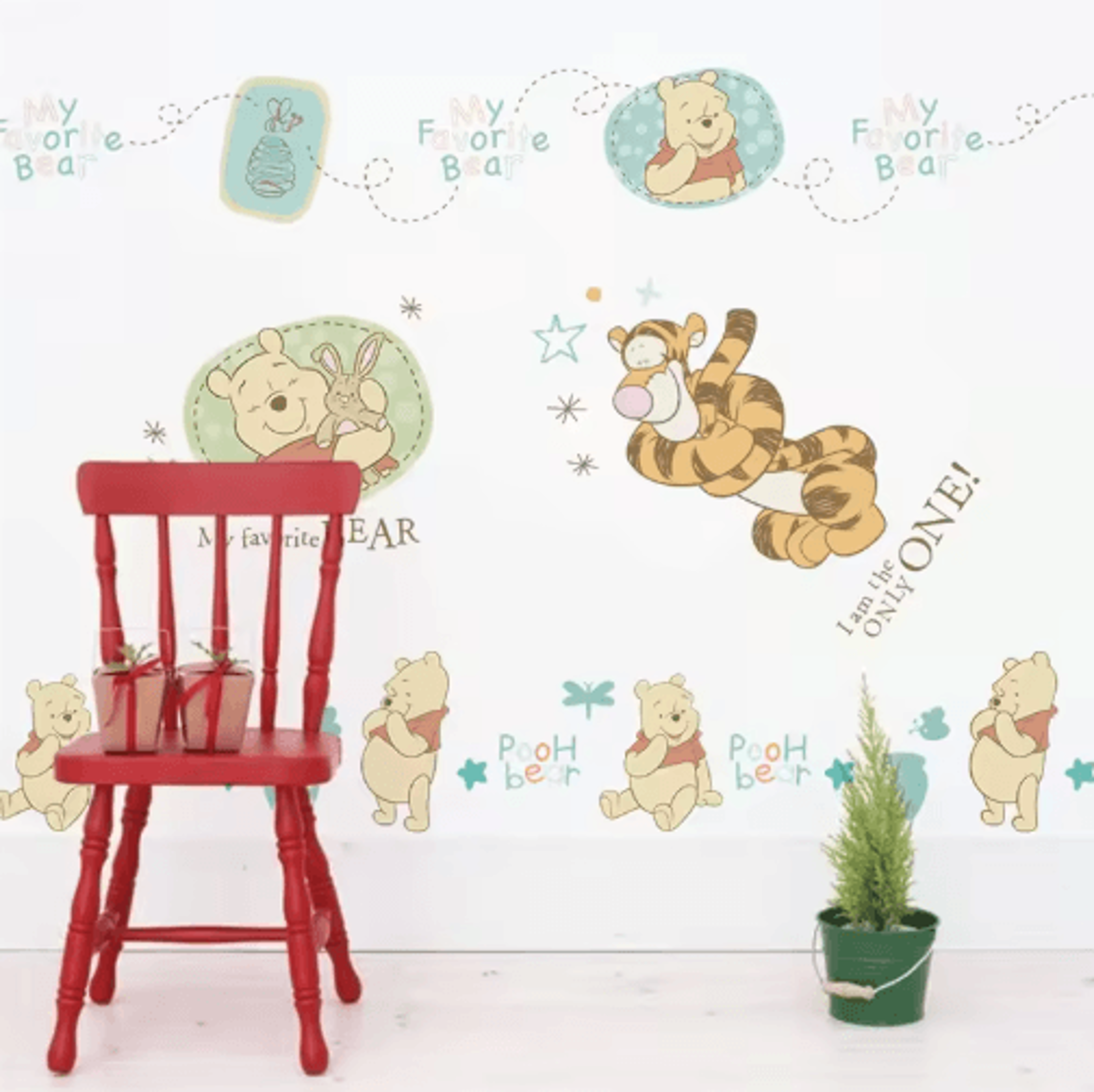 Winnie The Pooh Wall Sticker  Cute Cartoon Wall Decals For Kids Room  Nursery Decor 5