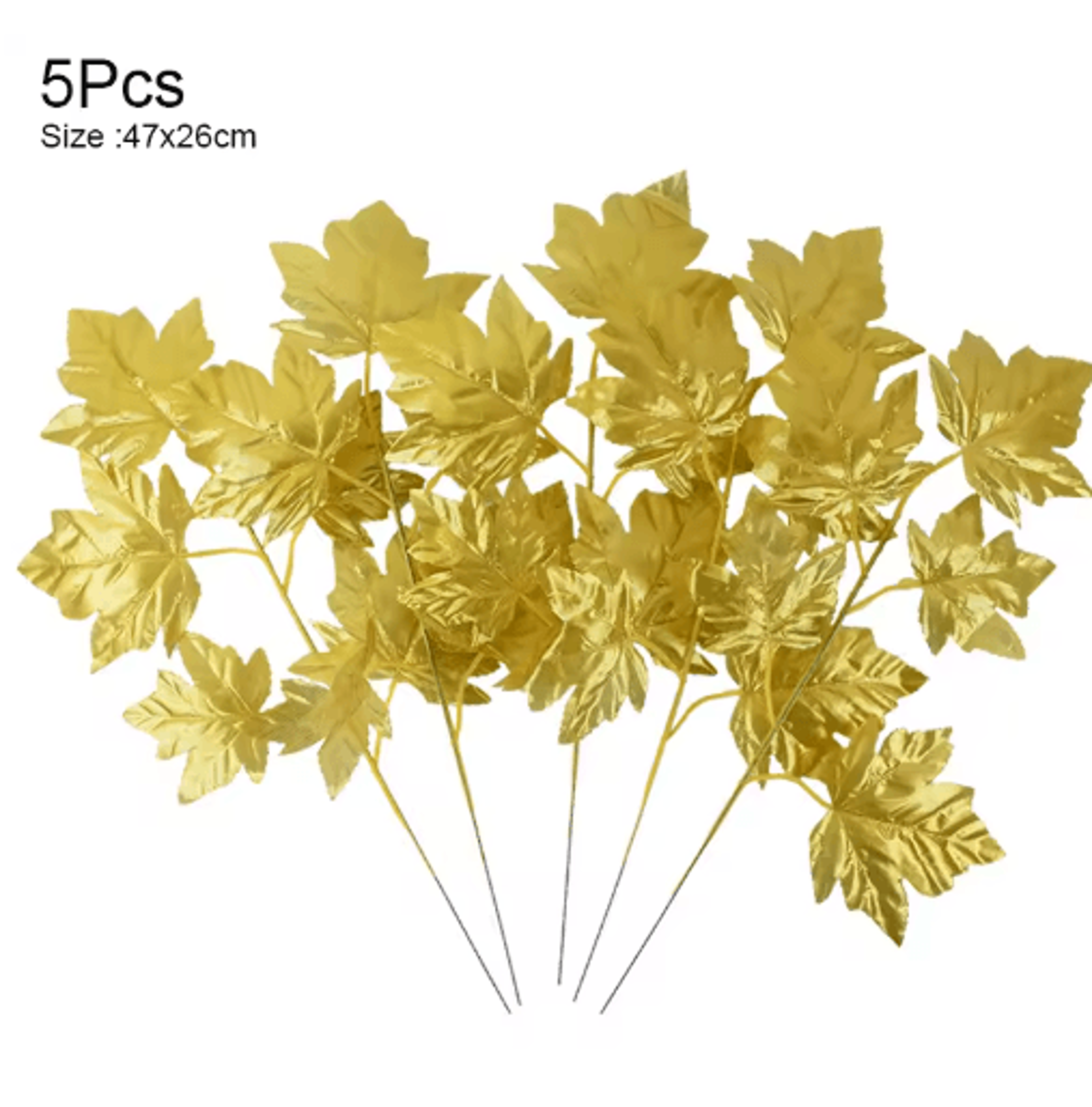 Artificial Palm Leaves Gold Green Turtle Leaf Decor For Wedding  Home Styling 1