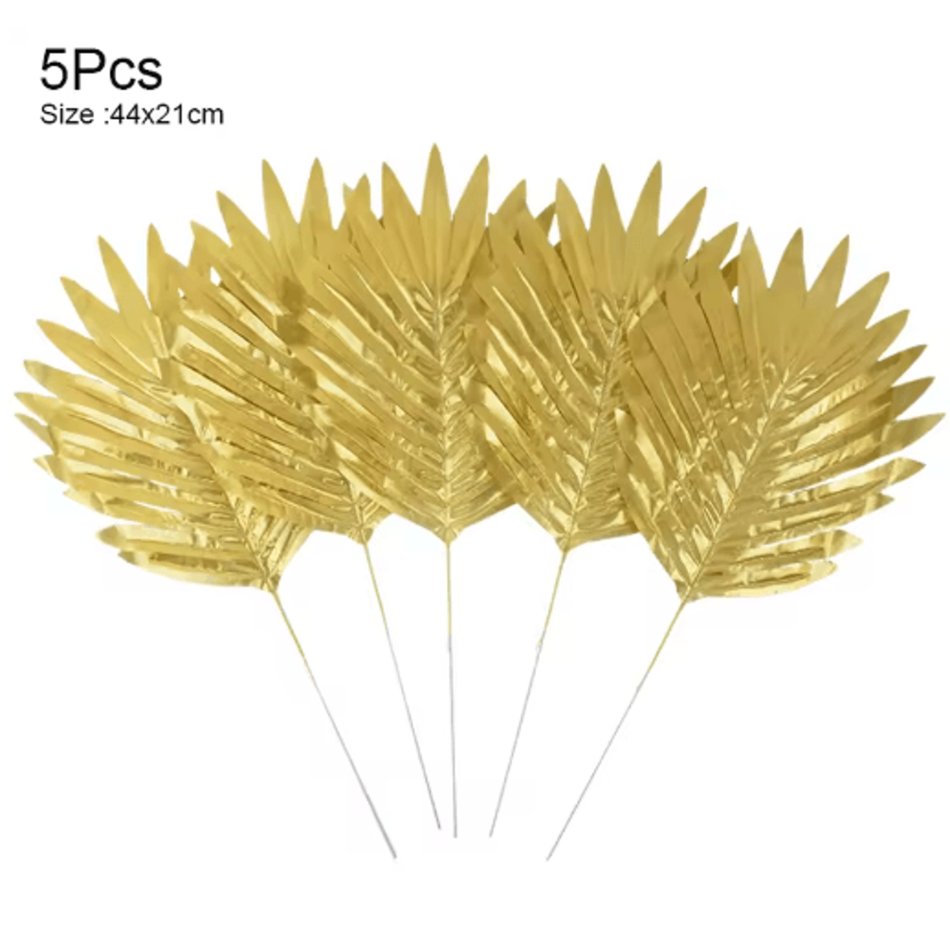 Artificial Palm Leaves Gold Green Turtle Leaf Decor For Wedding  Home Styling 6