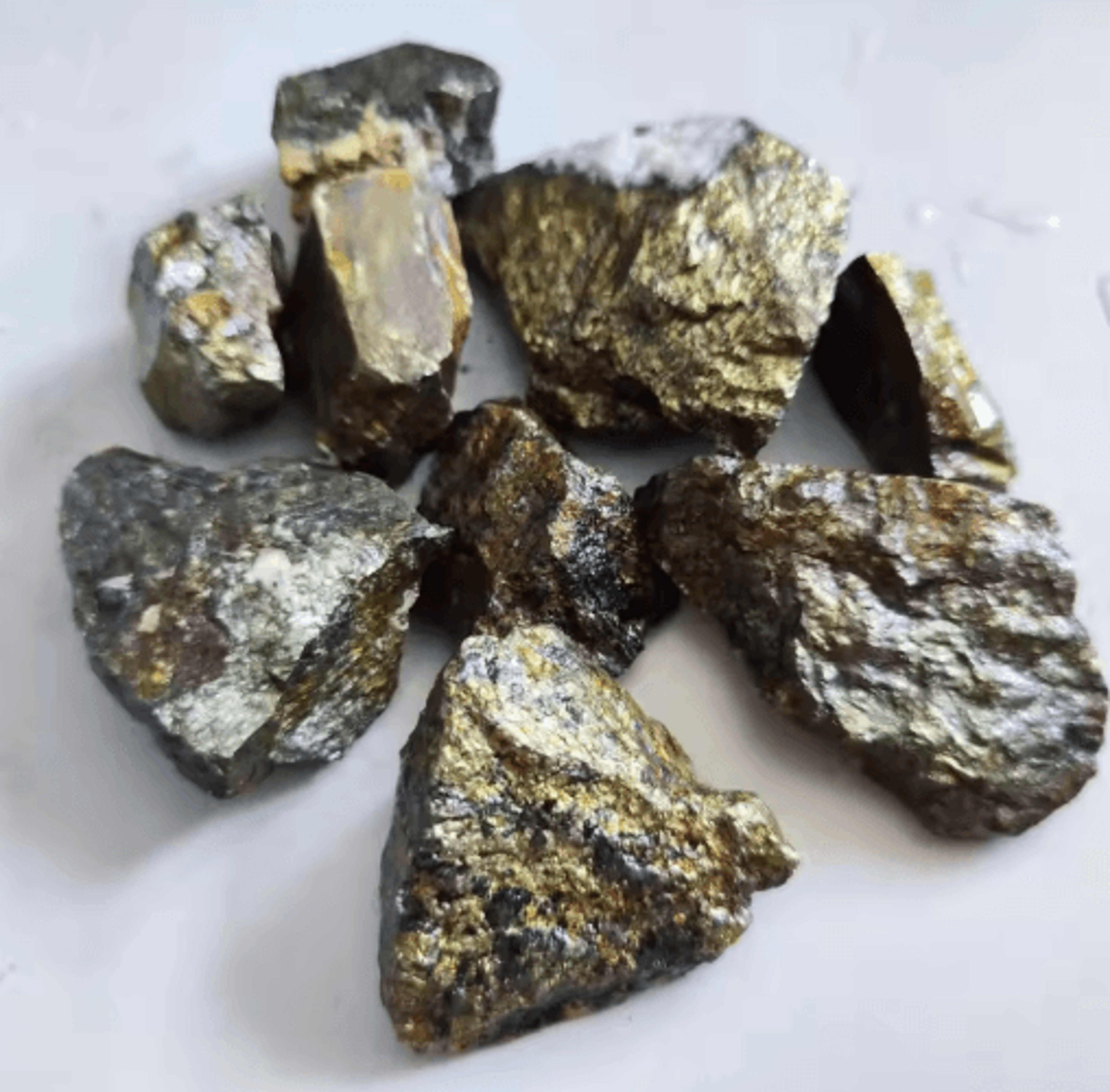 Chalcopyrite Crystal Ore  Natural Gold Silver  Copper Mineral Specimen For Study  Display 3