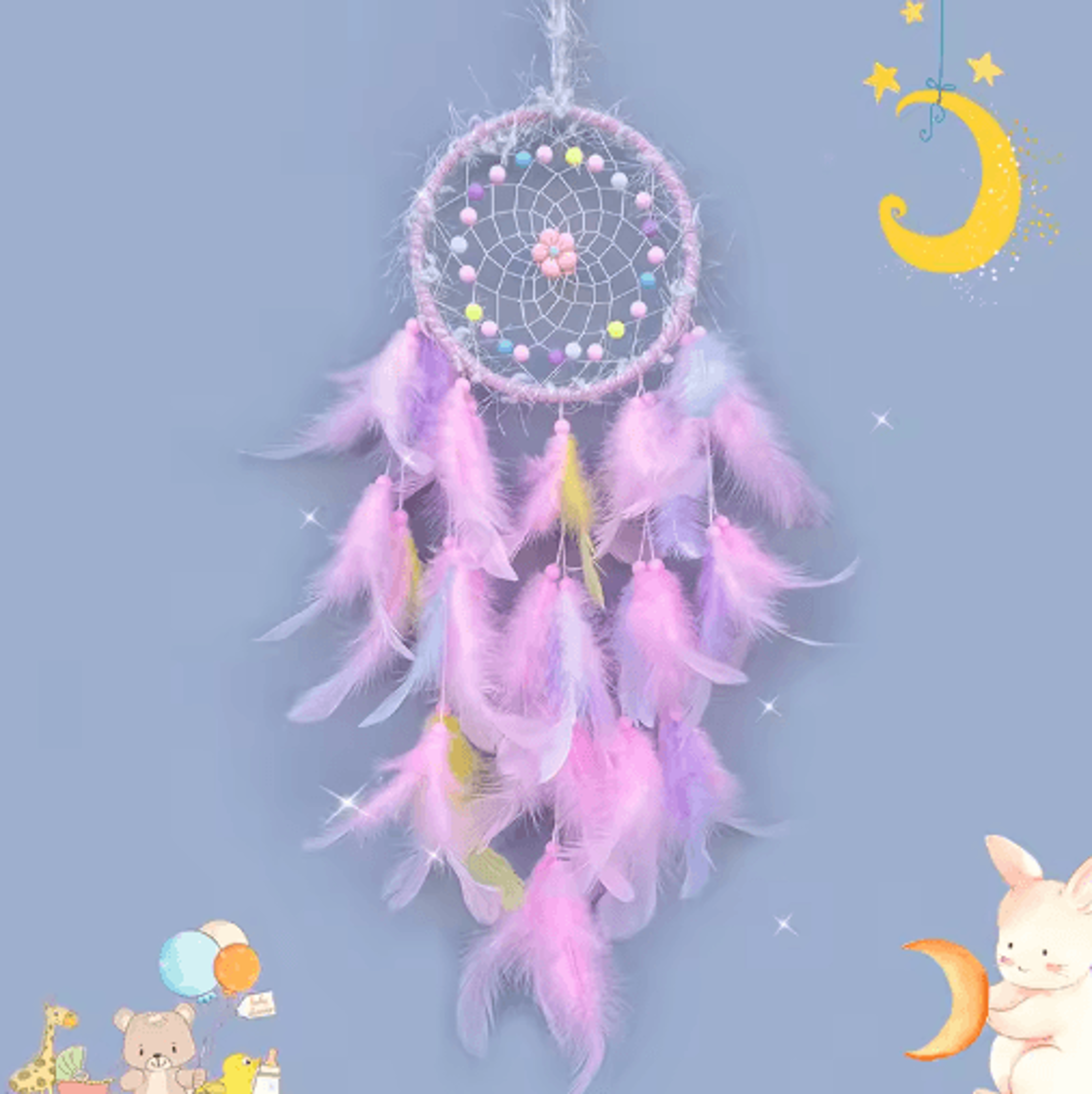 Handmade Dream Catcher Wind Chime Boho Hanging Wall  Car Decor 1