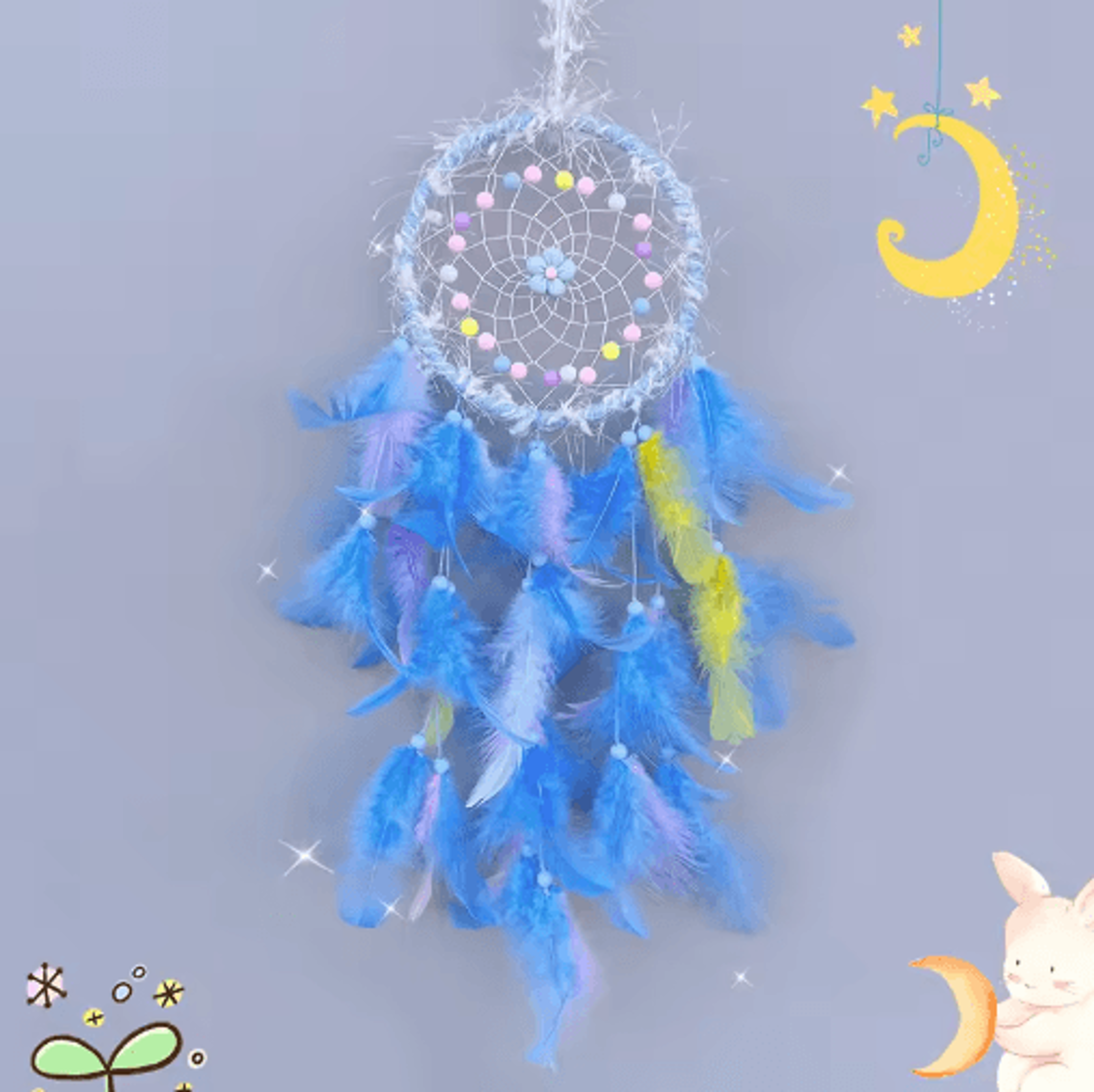 Handmade Dream Catcher Wind Chime Boho Hanging Wall  Car Decor 3