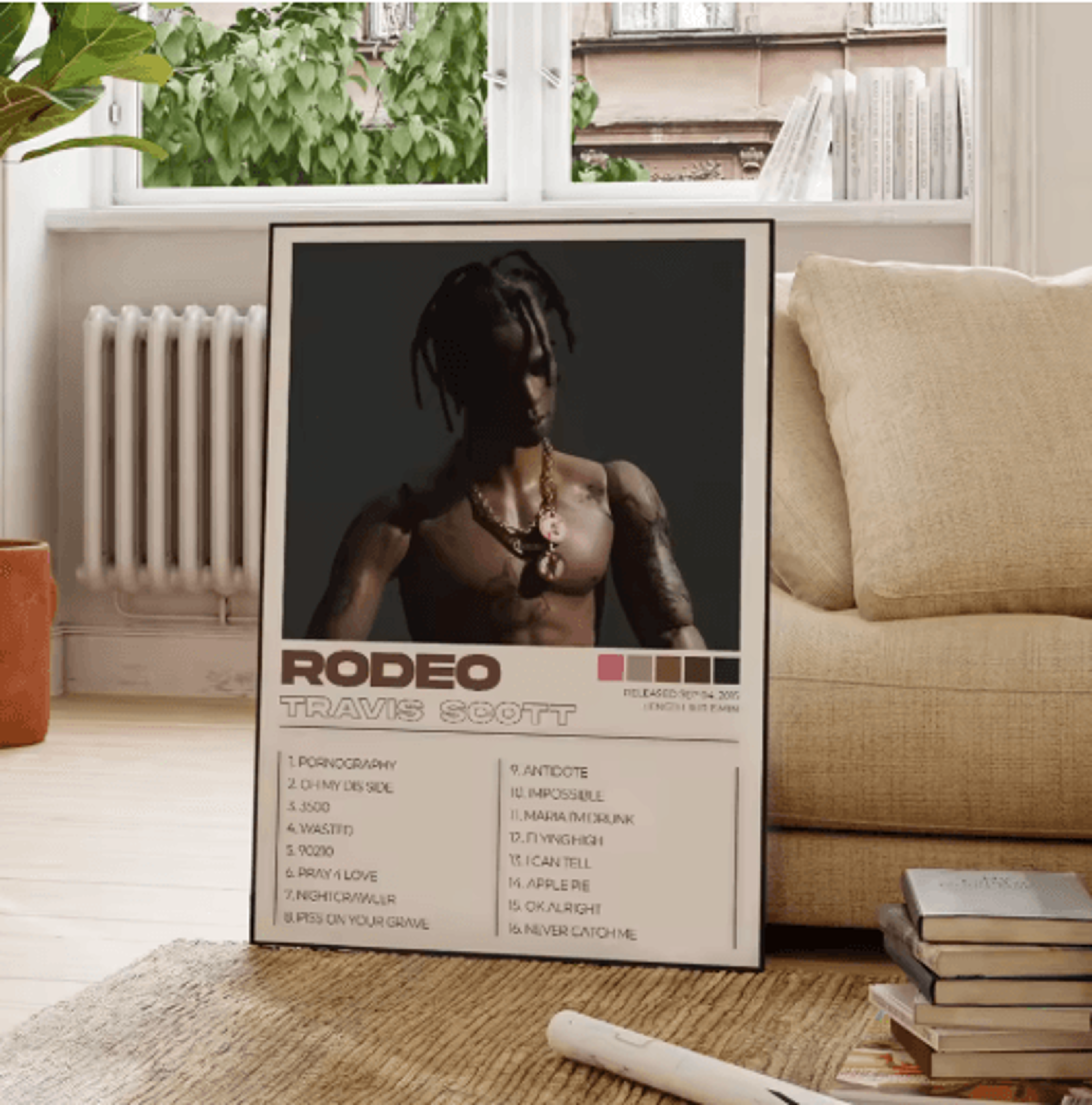 Modern Rap Album Wall Art Set Hip Hop Canvas Posters 3 Piece 3