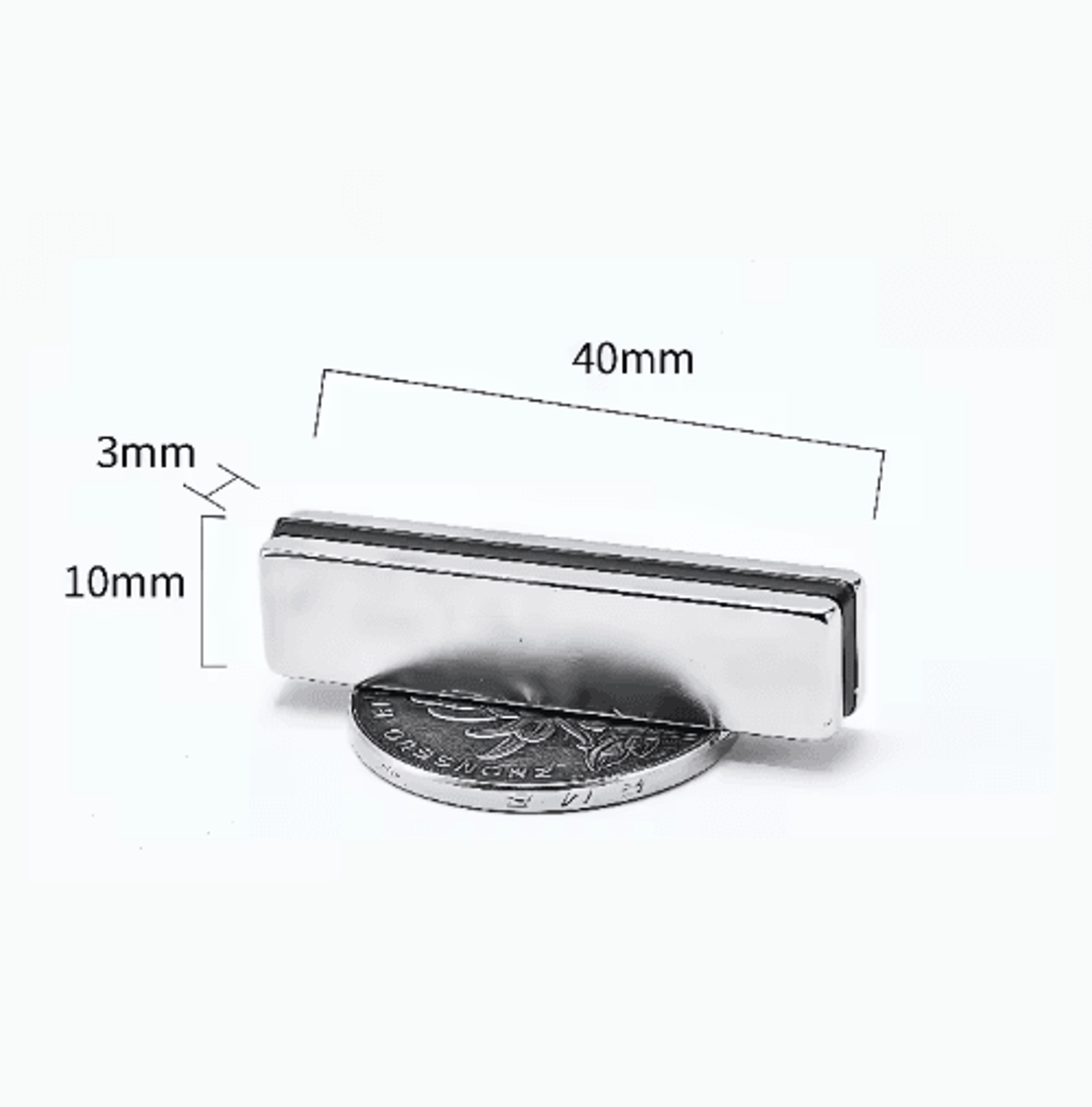N52 Neodymium Square Magnets Heavy Duty Strong Magnetic Blocks N10pcs 10
