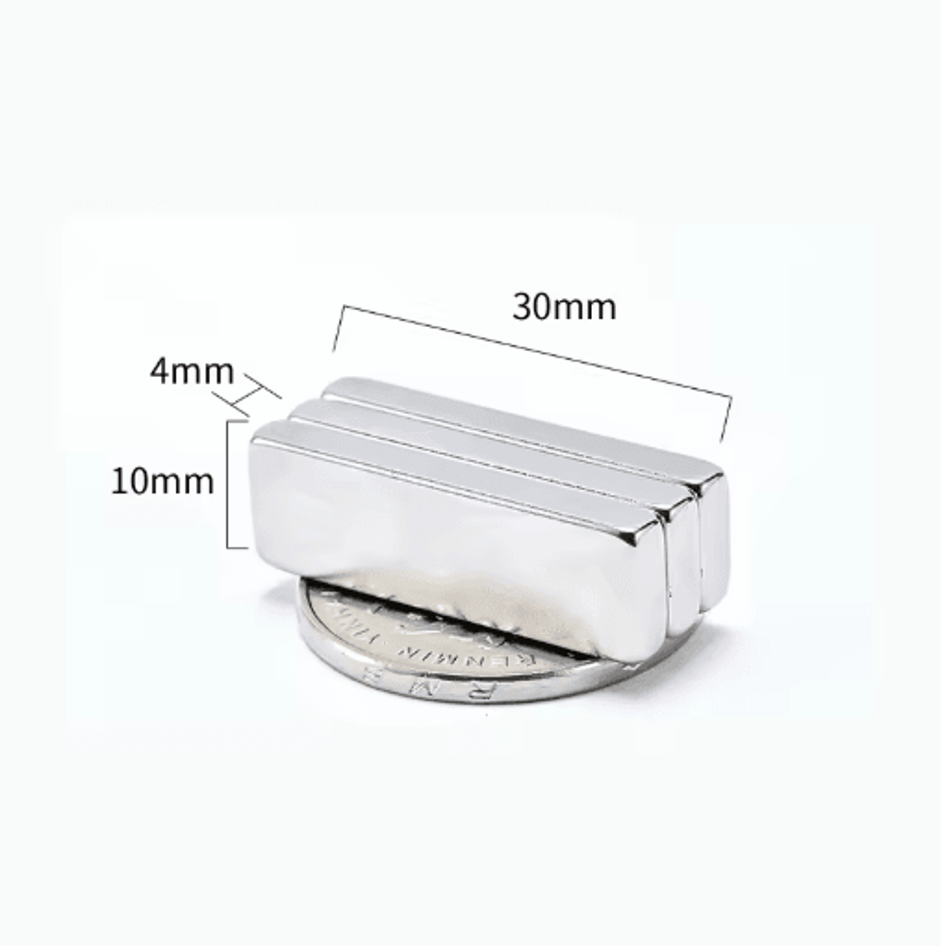 N52 Neodymium Square Magnets Heavy Duty Strong Magnetic Blocks N10pcs 17