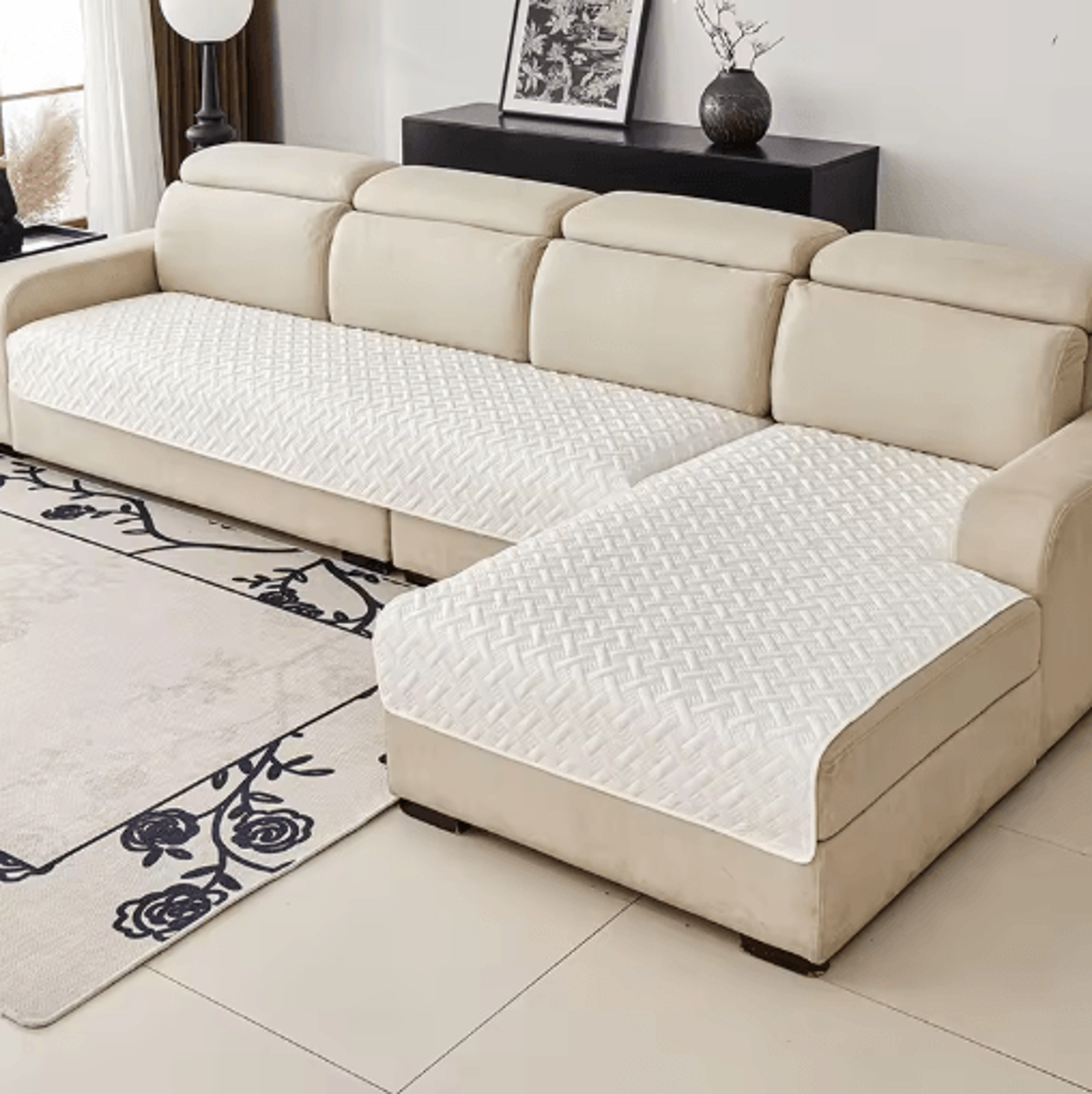 Waterproof Sofa Cover Pet Couch Protector  ScratchProof Washable Slipcover 5