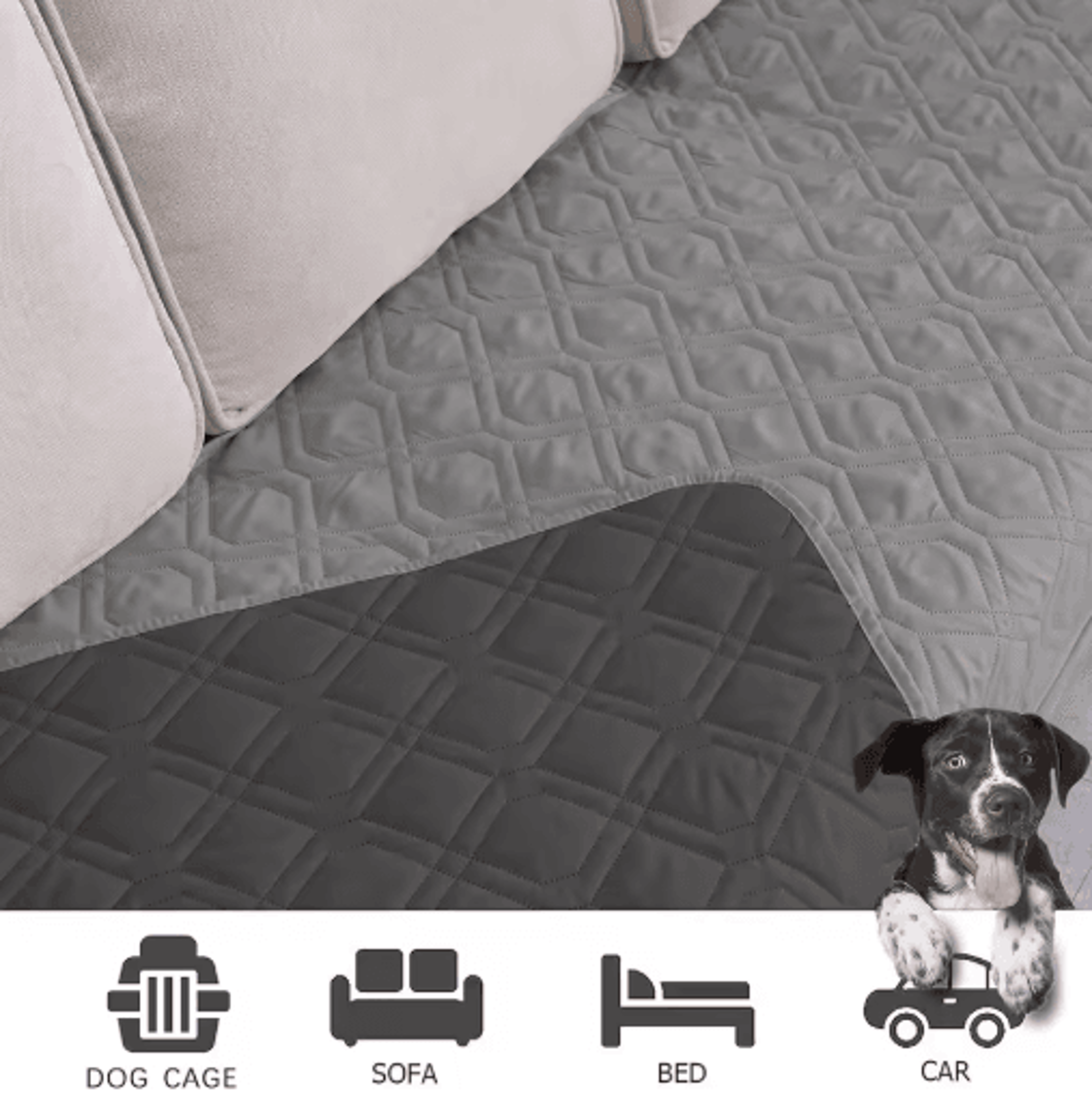Waterproof Sofa Cover Pet Couch Protector  ScratchProof Washable Slipcover 9