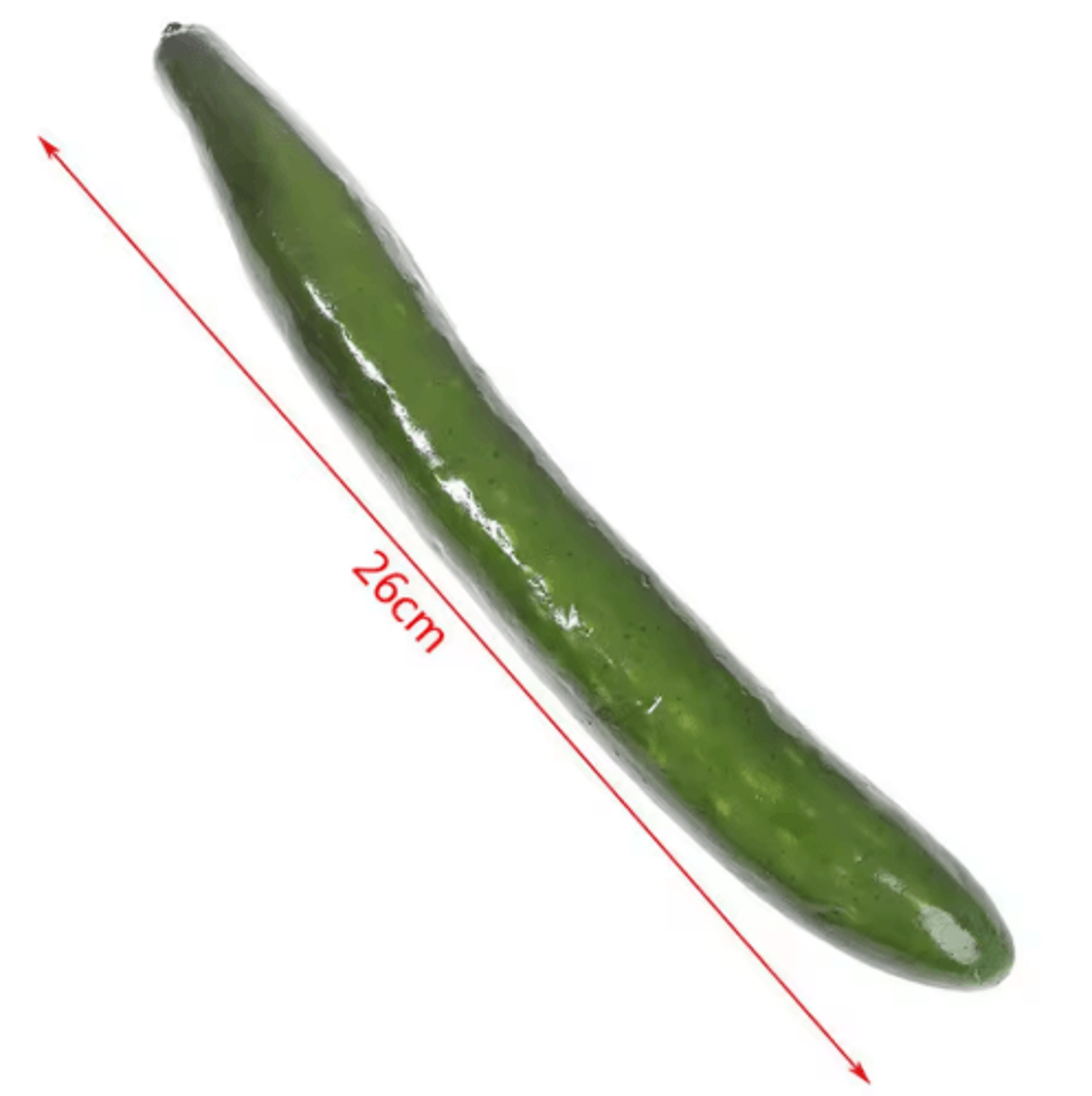 Realistic Fake Cucumber Set  Lifelike Kitchen Decoration  Display Props 3PCS 5