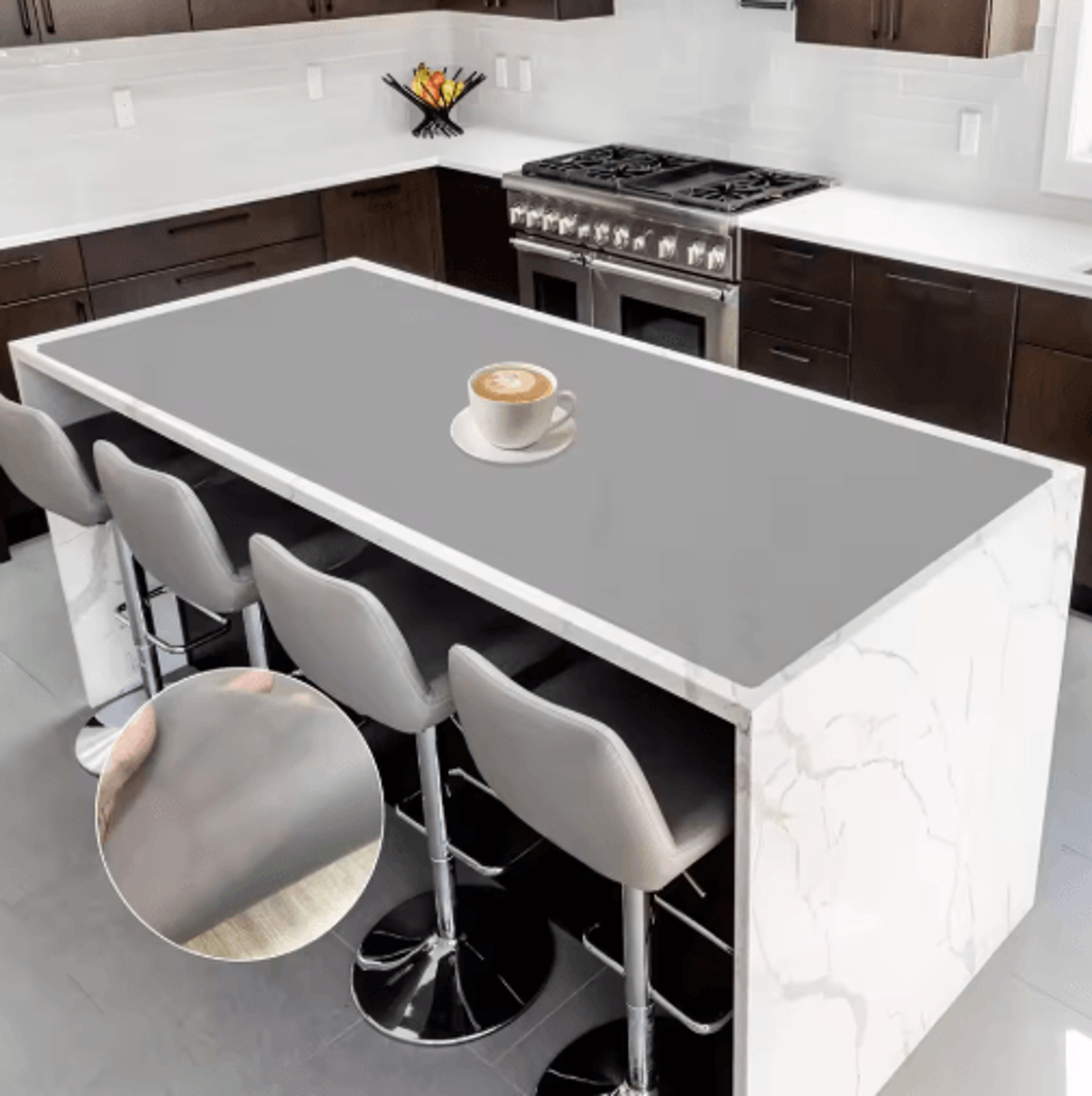 Large Heat Resistant Waterproof Table Mat  OilProof Kitchen  Desk Protector 0