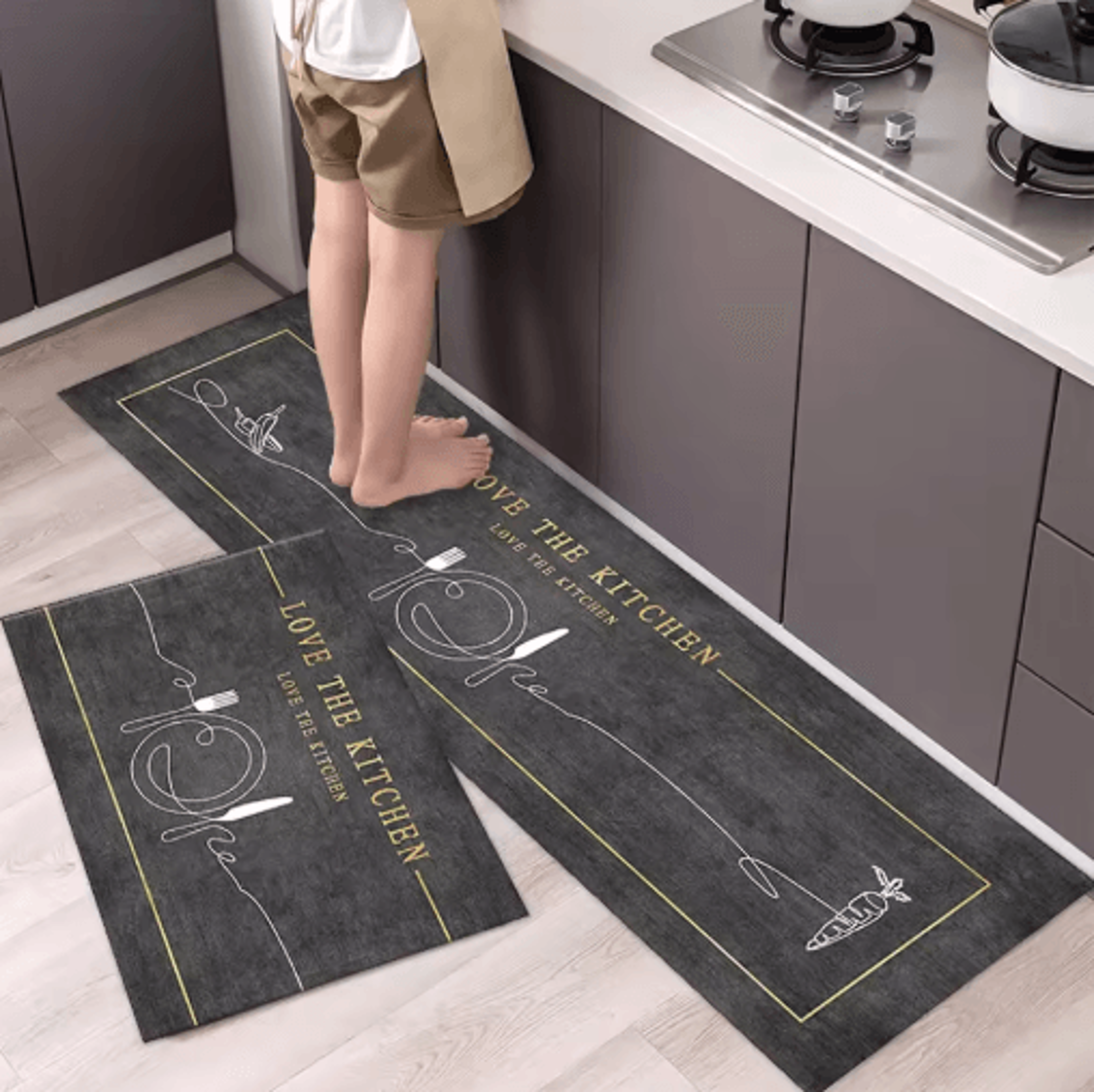 Soft Washable NonSlip Floor Mat Long Kitchen Hallway  Bedside Area Rug 11
