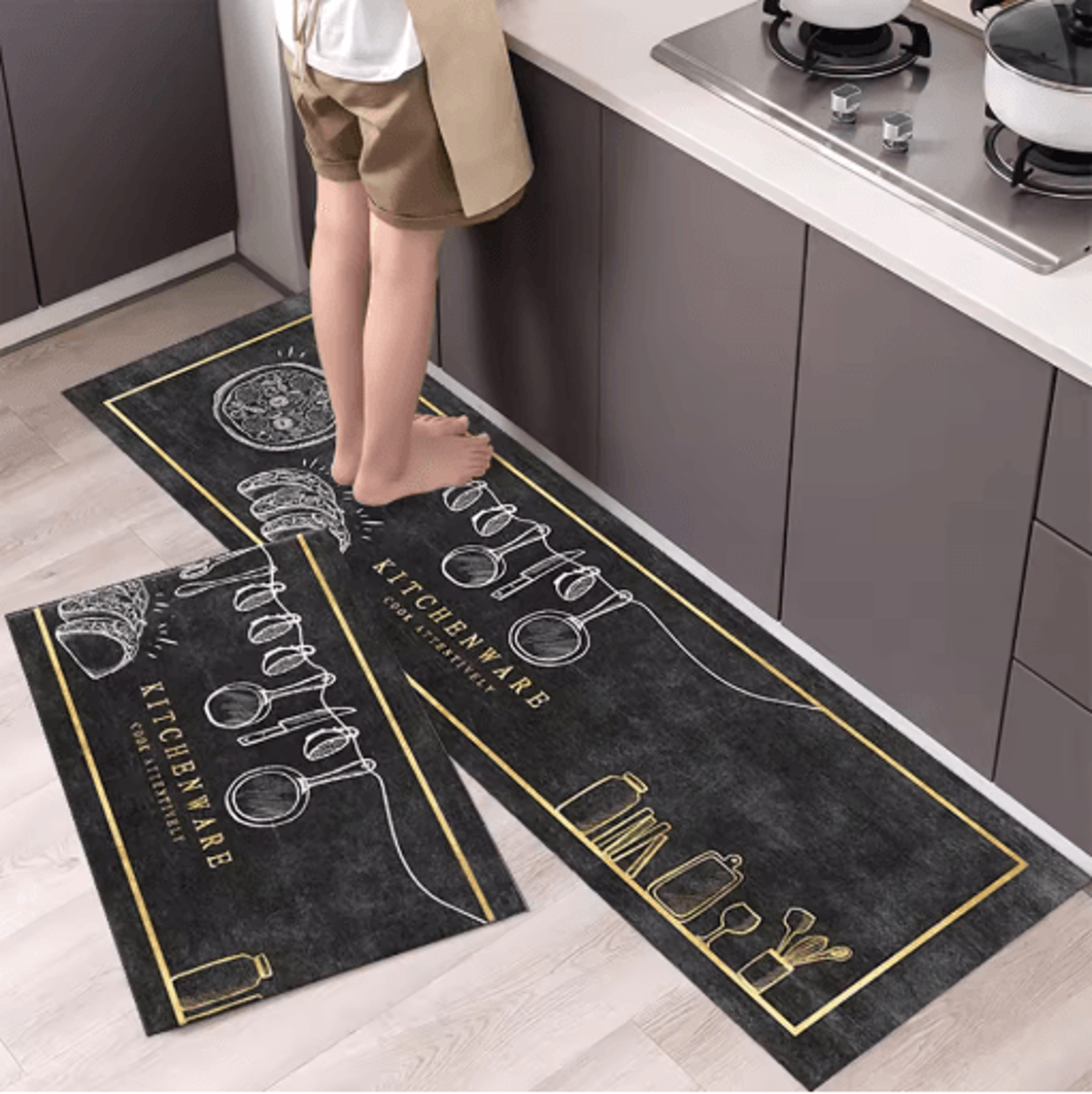 Soft Washable NonSlip Floor Mat Long Kitchen Hallway  Bedside Area Rug 6