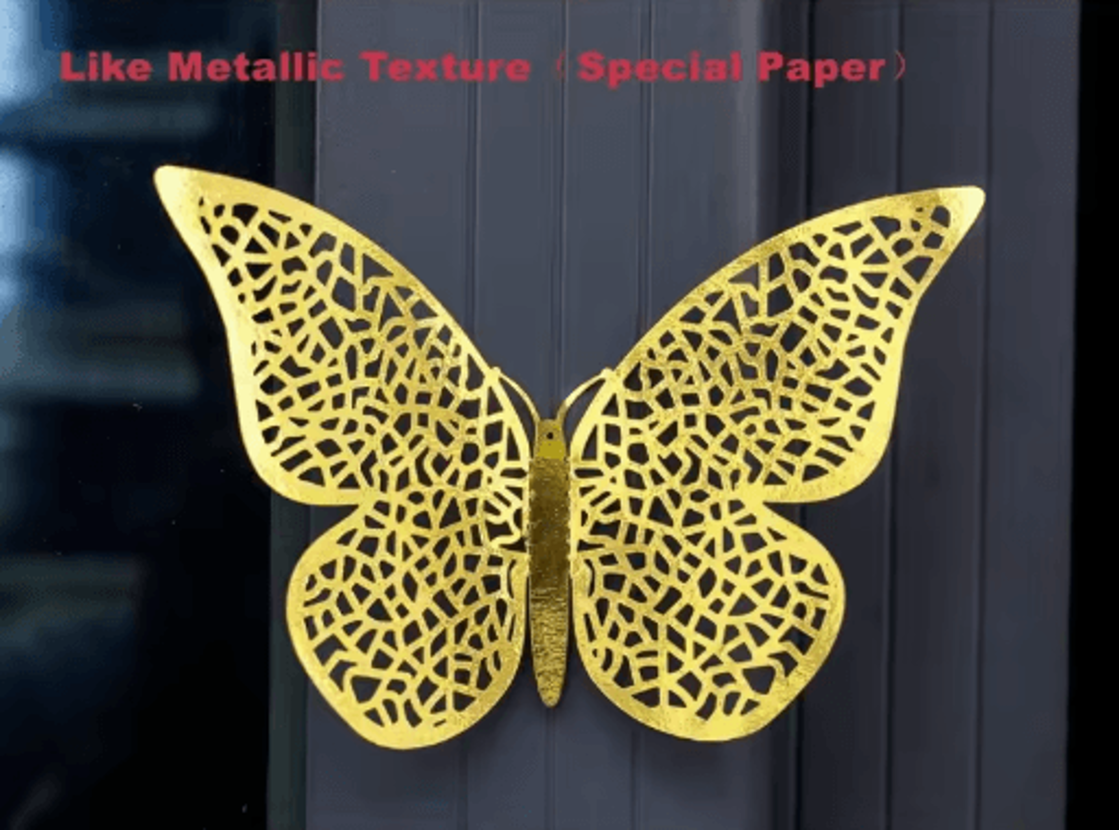 3D Mirror Butterfly Wall Stickers DIY Decorative Wall Art Set 28