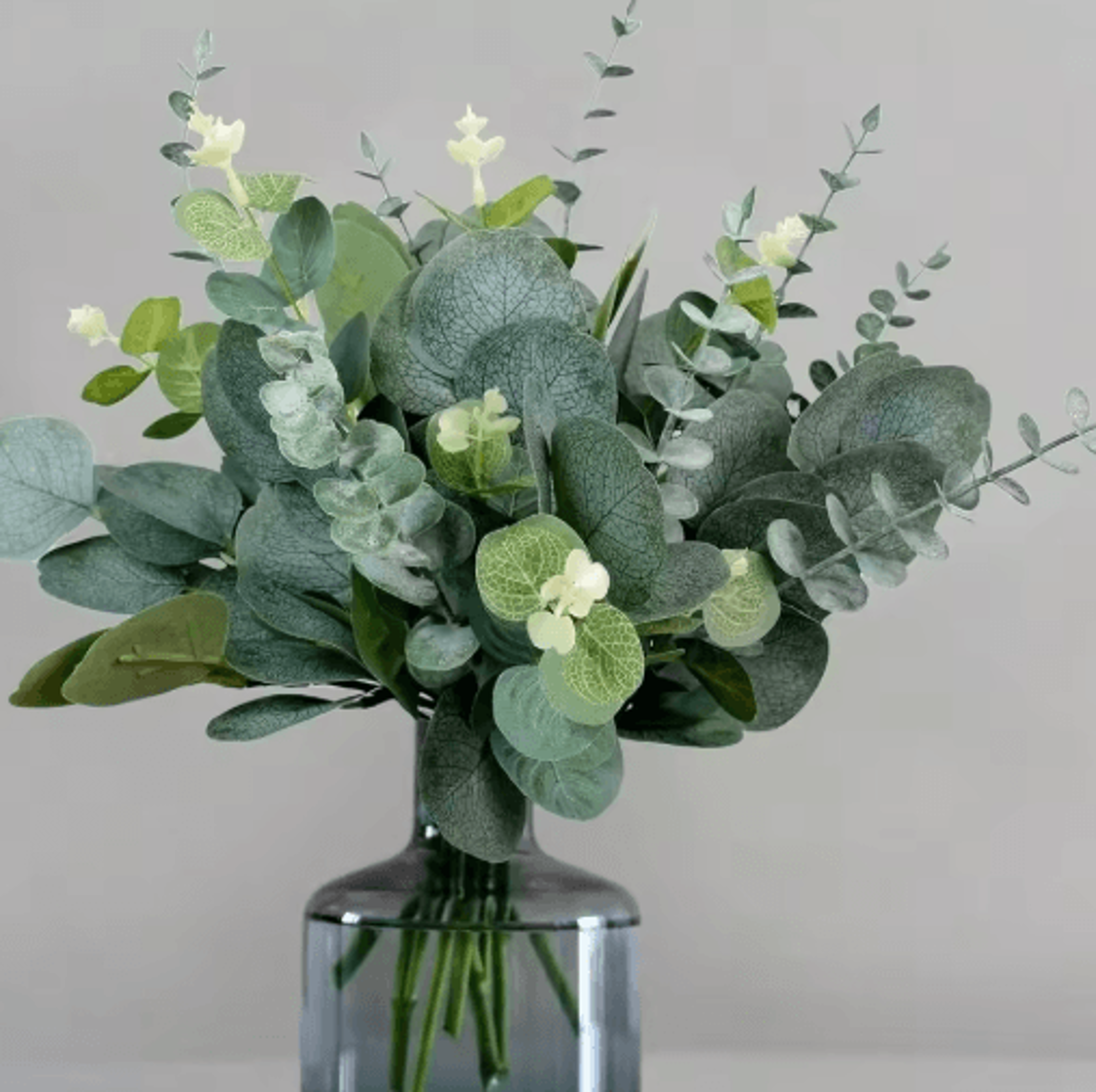 Artificial Eucalyptus Bouquet Set  Realistic Greenery Stems For Home  Wedding Decor 369 PCS 5
