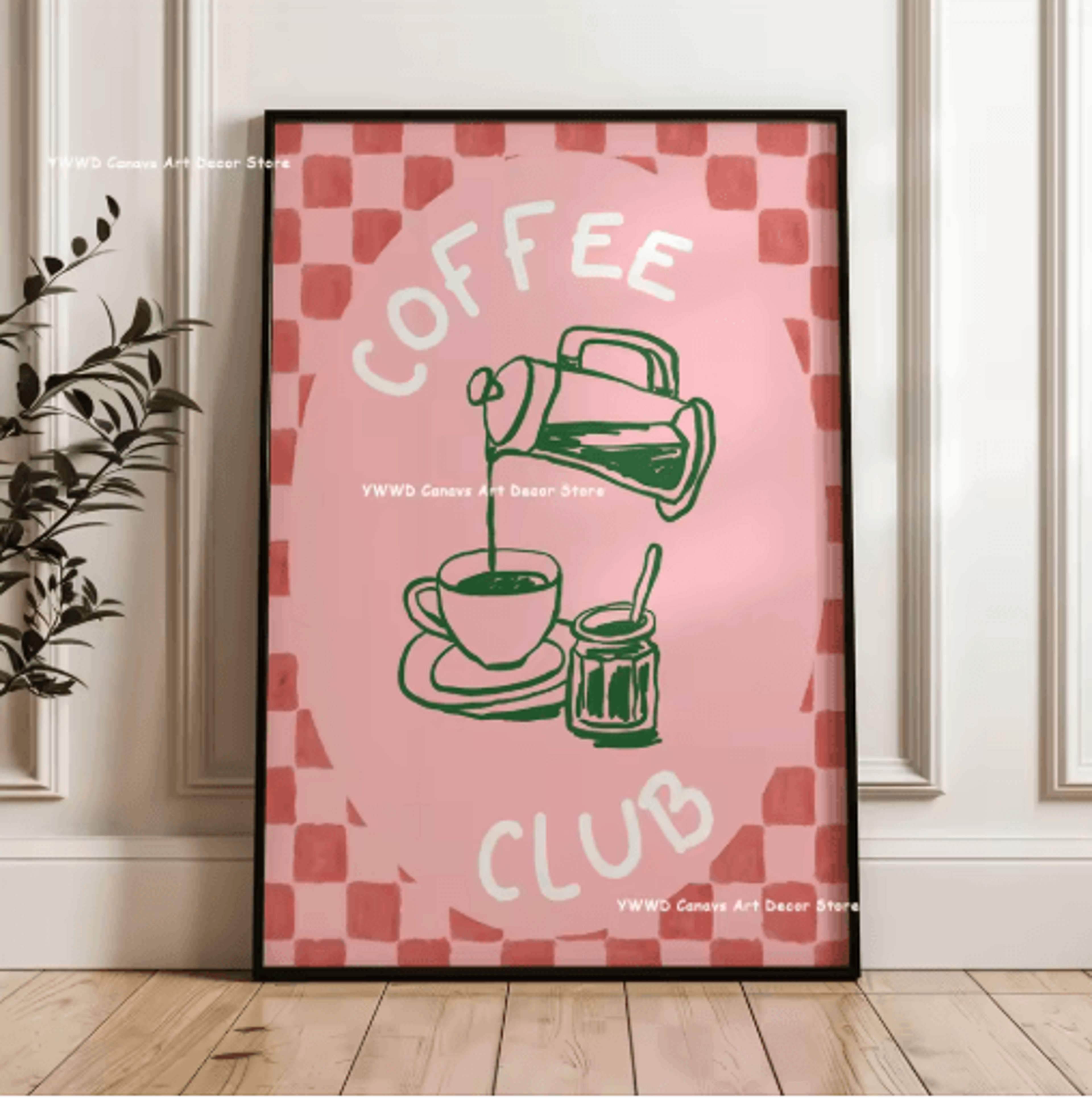 Buongiorno Espresso Canvas Wall Art Modern Coffee Kitchen Decor Print 7