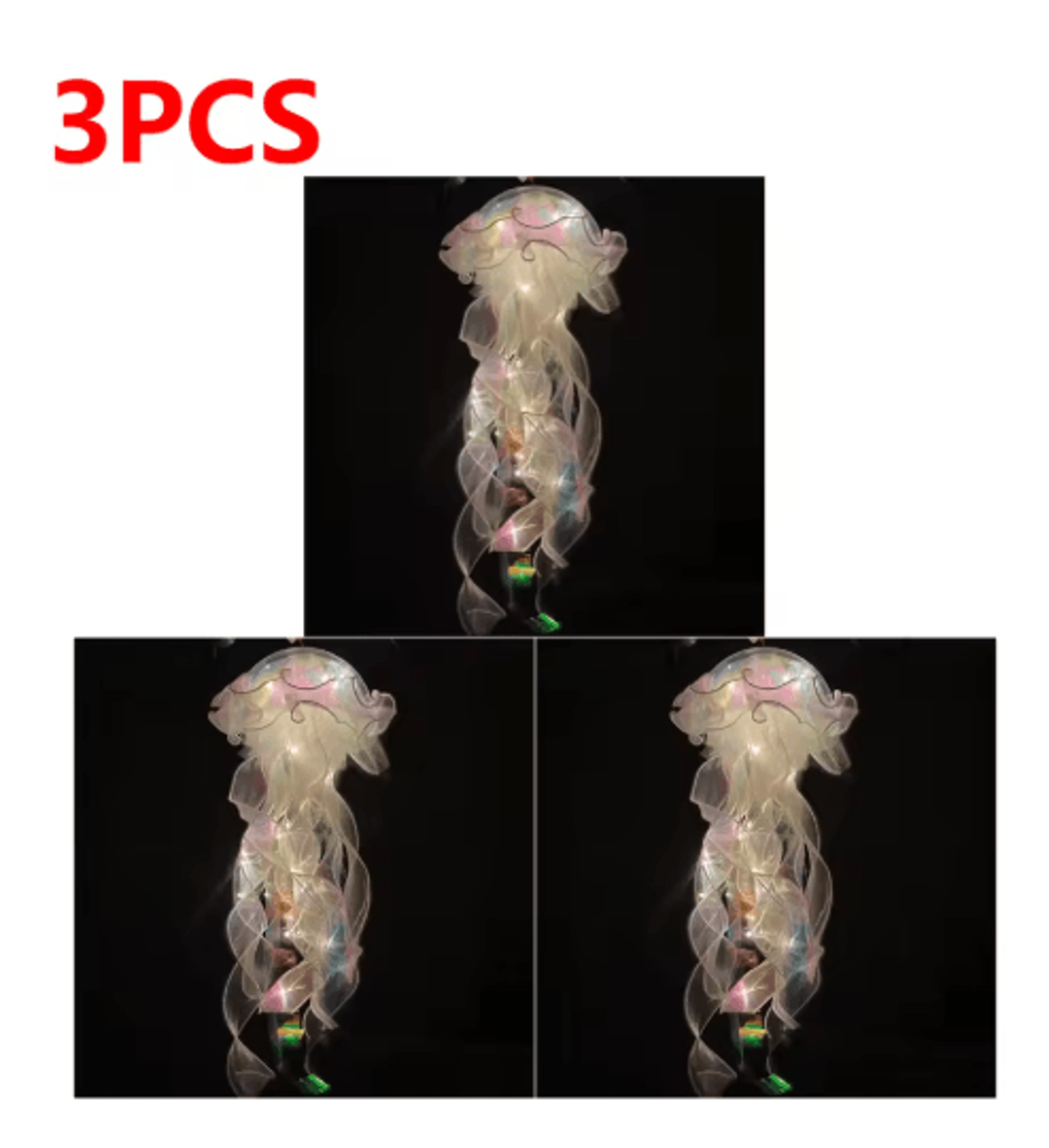 Gradient Jellyfish LED Hanging Night Light Colorful Ambient Pendant Lamp 9