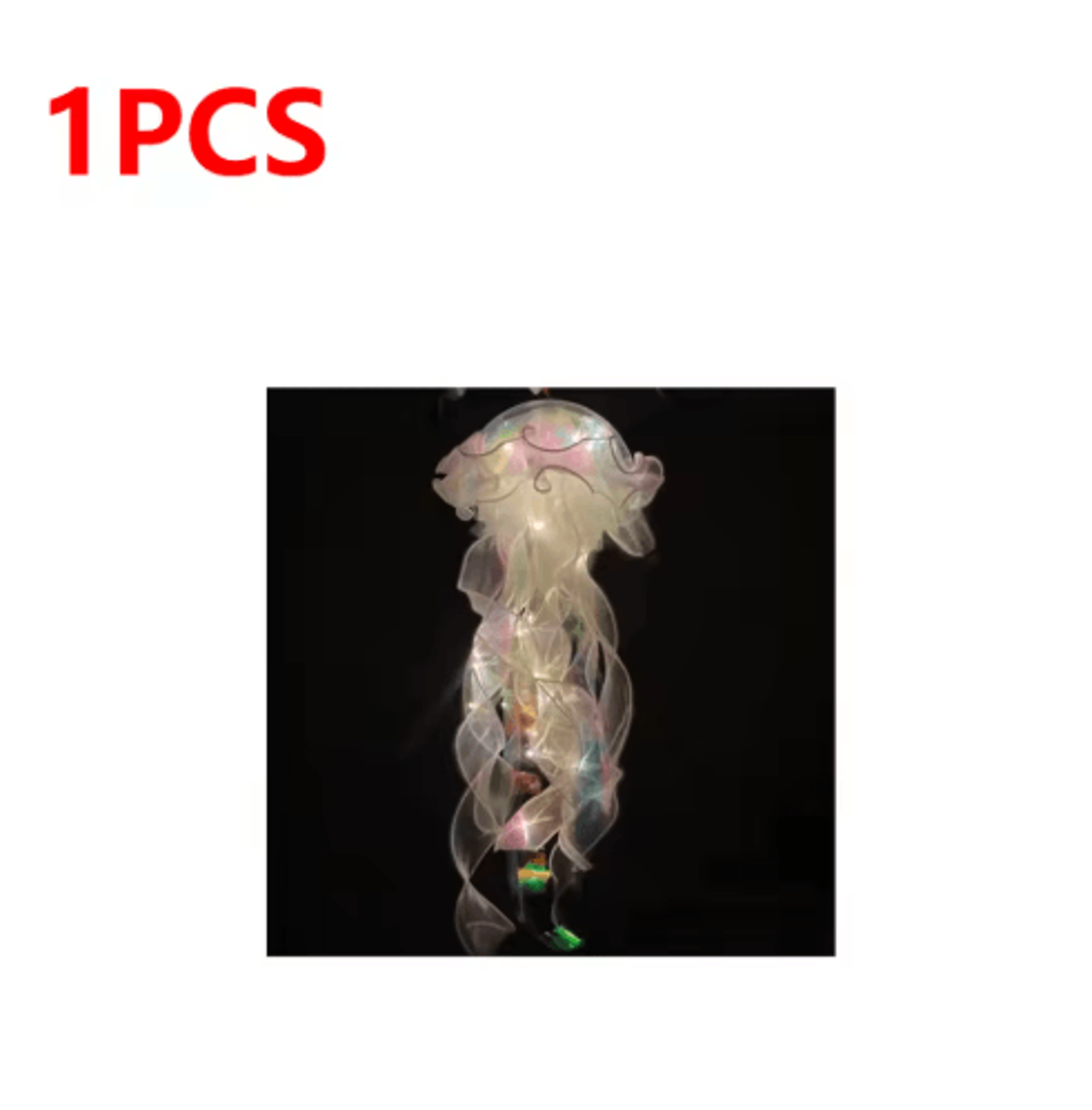 Gradient Jellyfish LED Hanging Night Light Colorful Ambient Pendant Lamp 25