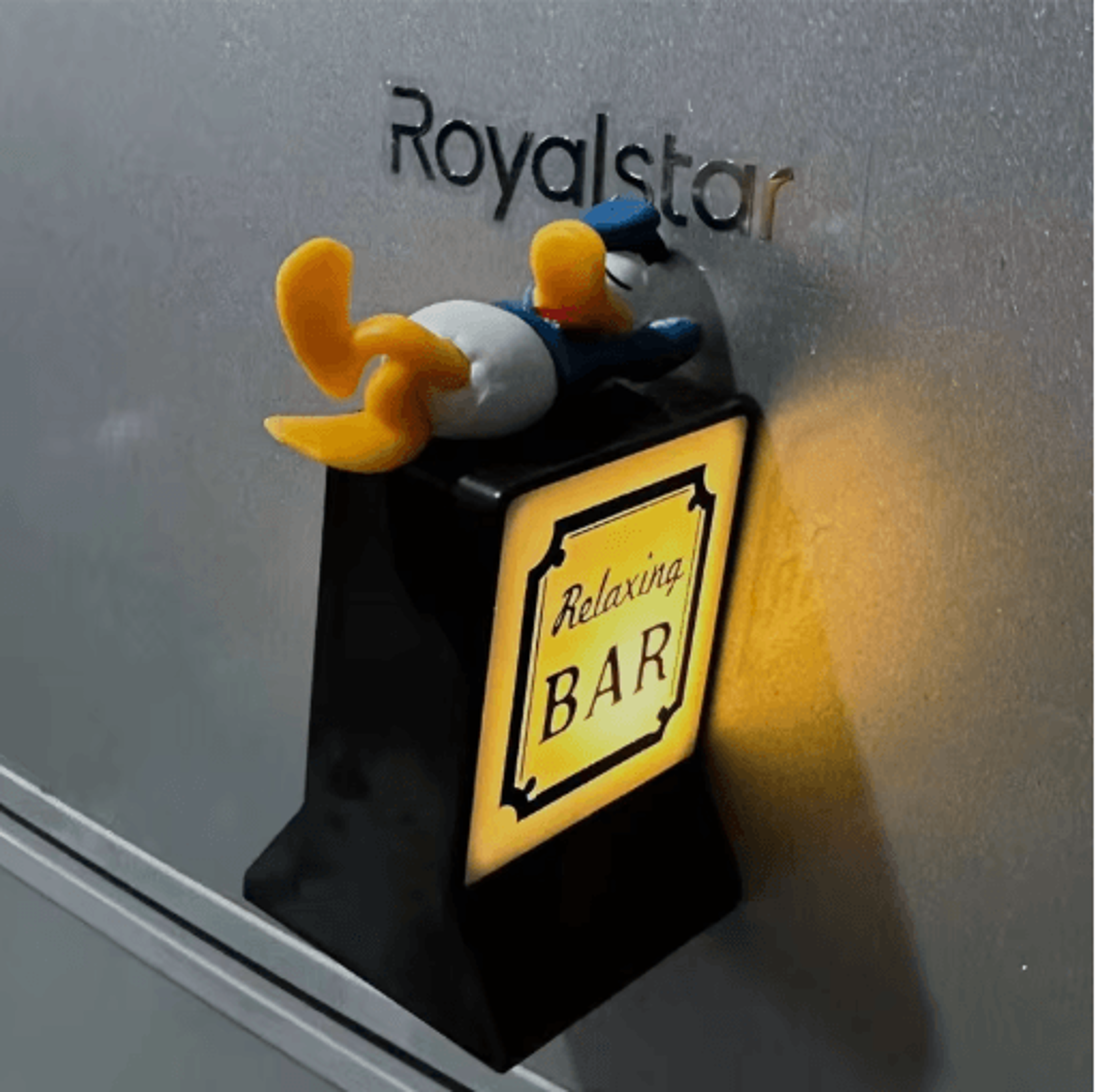 Magnetic LED Fridge Sticker Light Mini Convenience Store Touch Lamp Decor 1