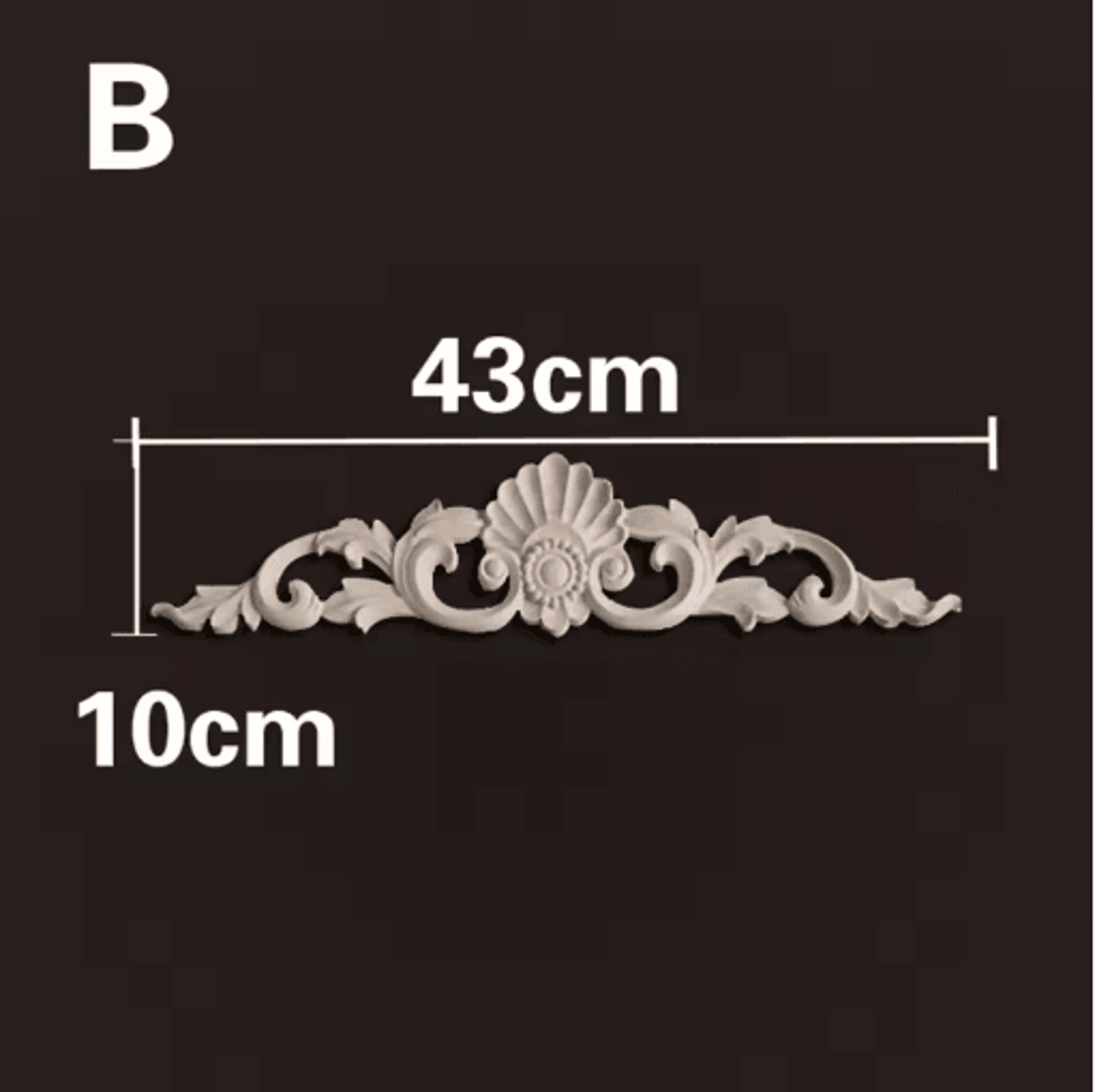 HandCarved Wooden Appliques  Onlays Decorative Furniture Trim Accents 11