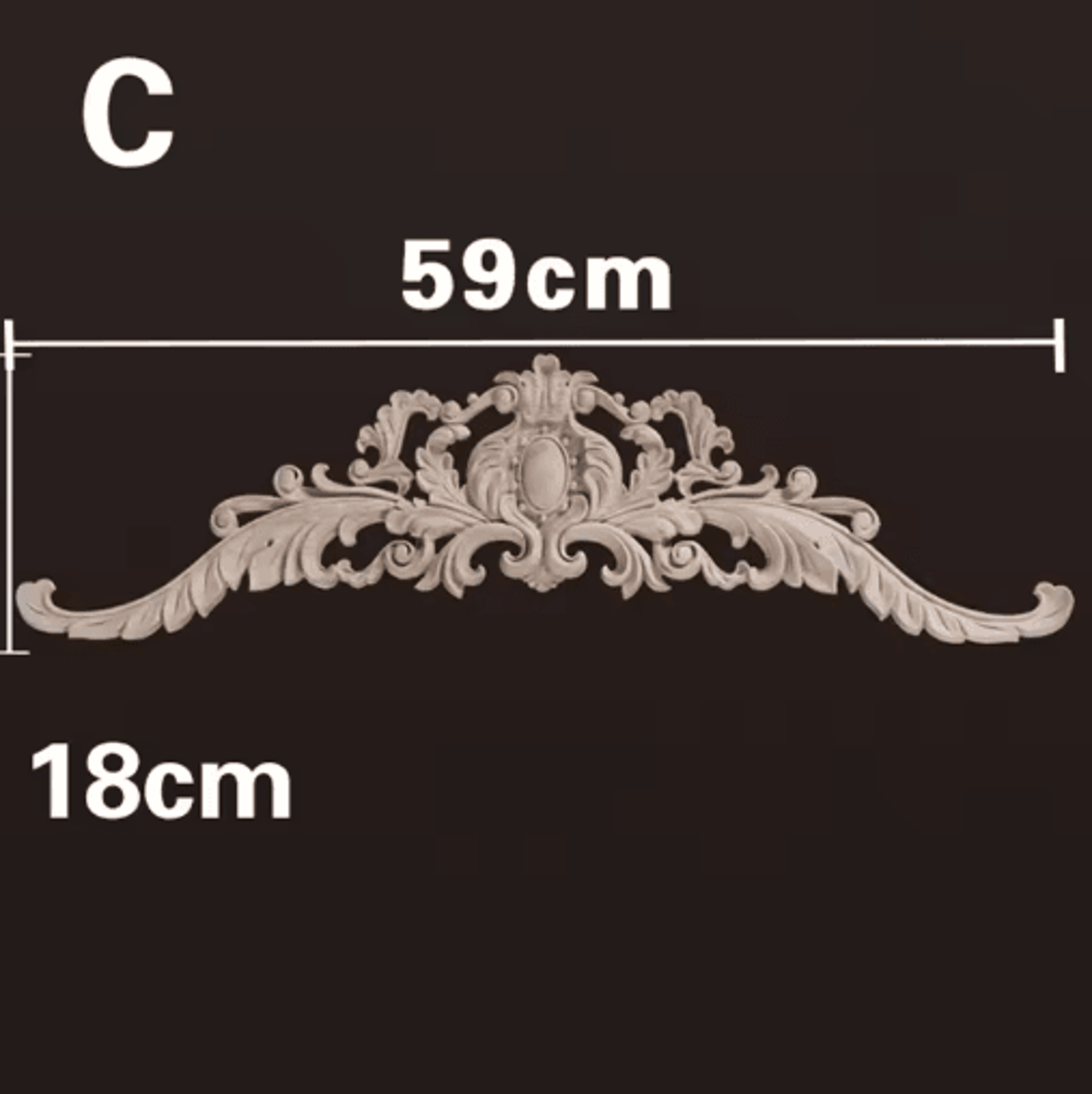 HandCarved Wooden Appliques  Onlays Decorative Furniture Trim Accents 3