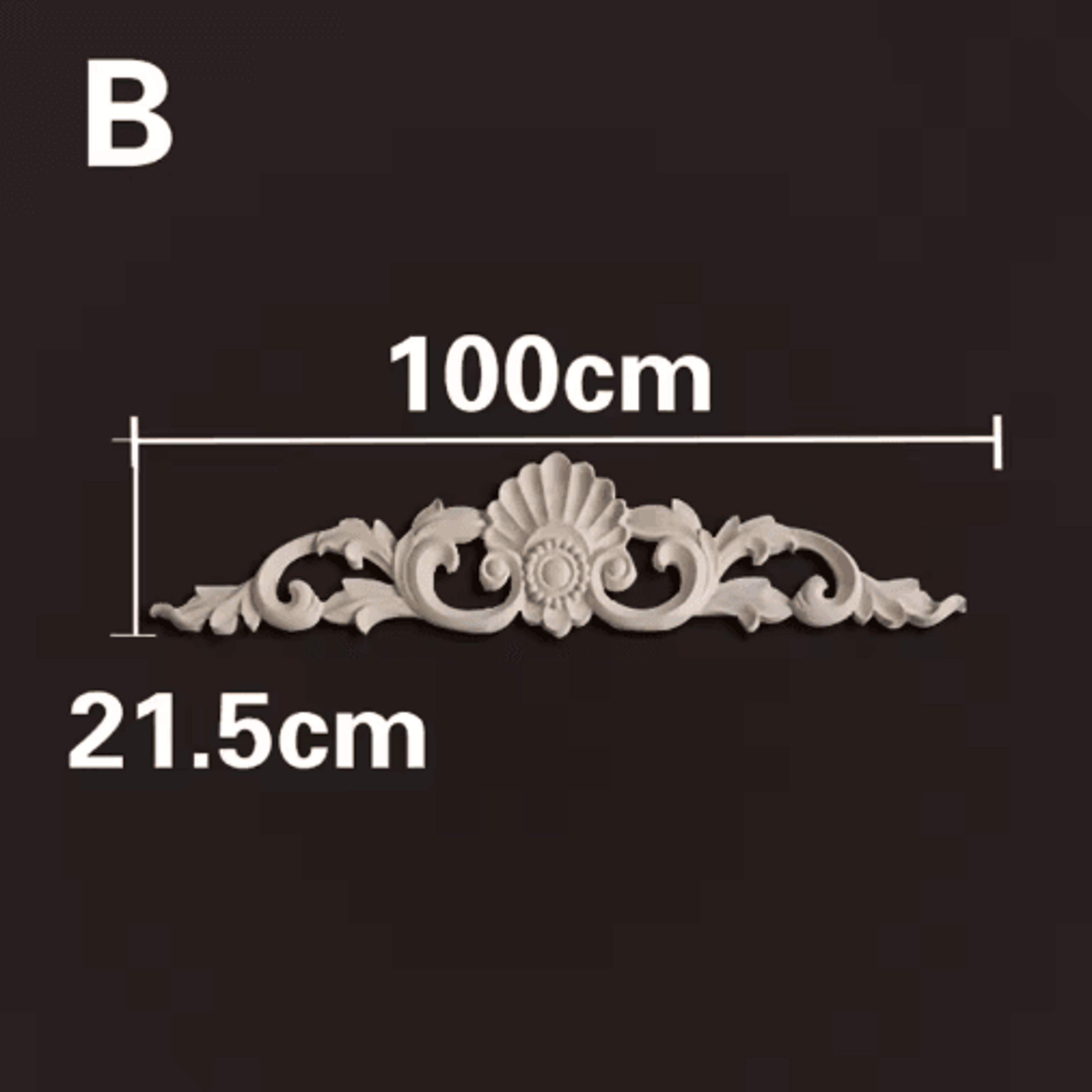 HandCarved Wooden Appliques  Onlays Decorative Furniture Trim Accents 6