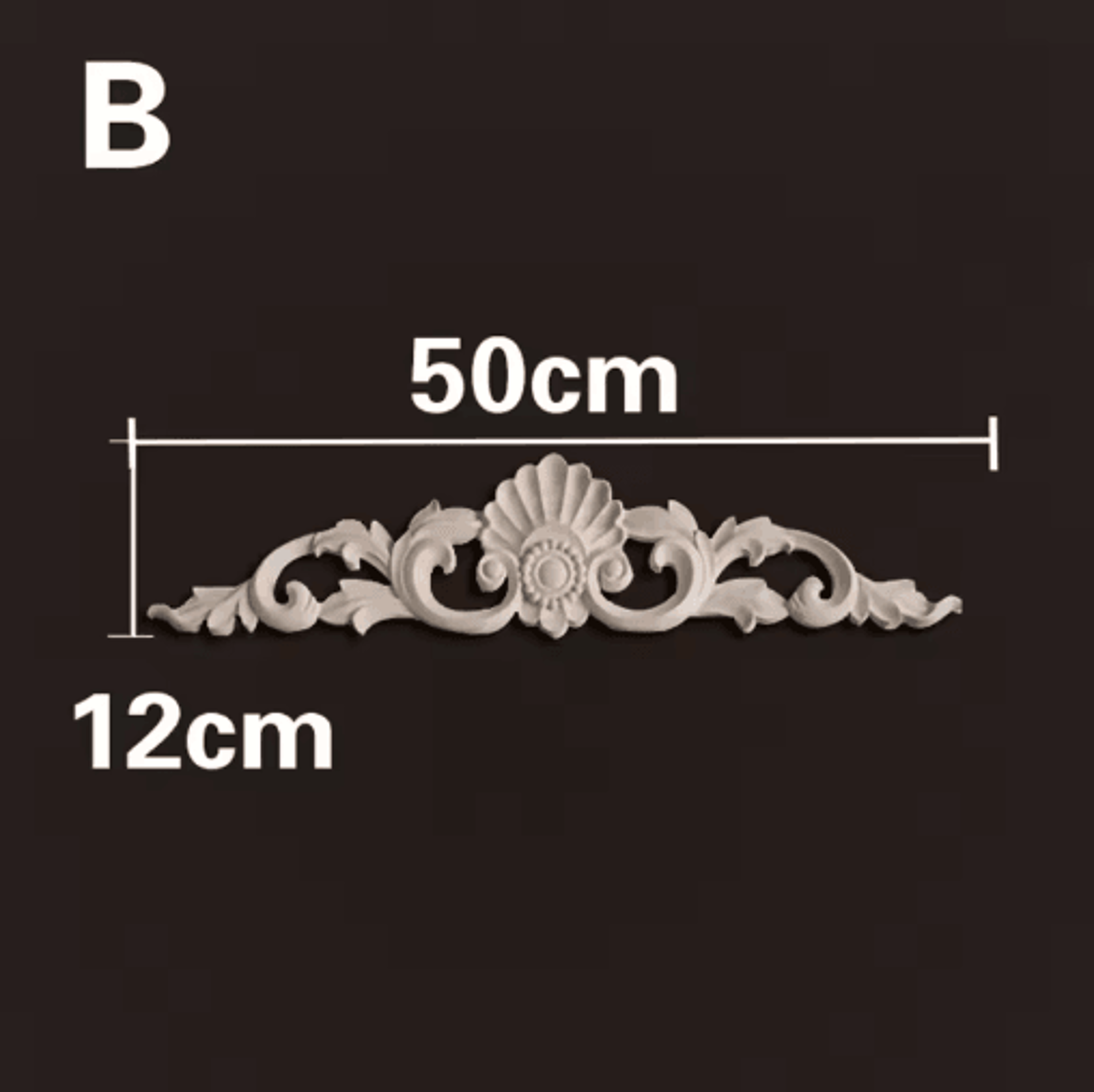 HandCarved Wooden Appliques  Onlays Decorative Furniture Trim Accents 9