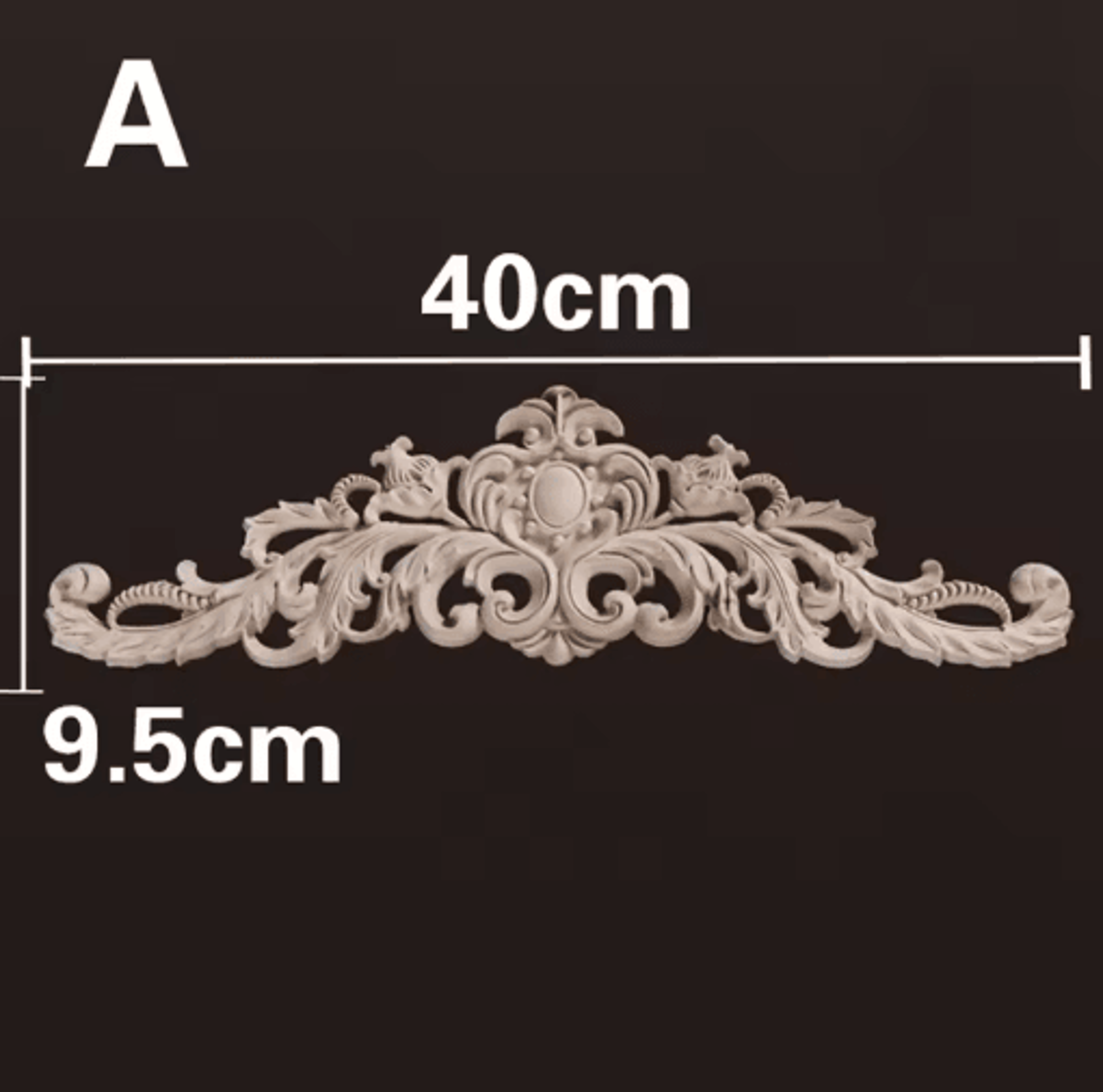 HandCarved Wooden Appliques  Onlays Decorative Furniture Trim Accents 25