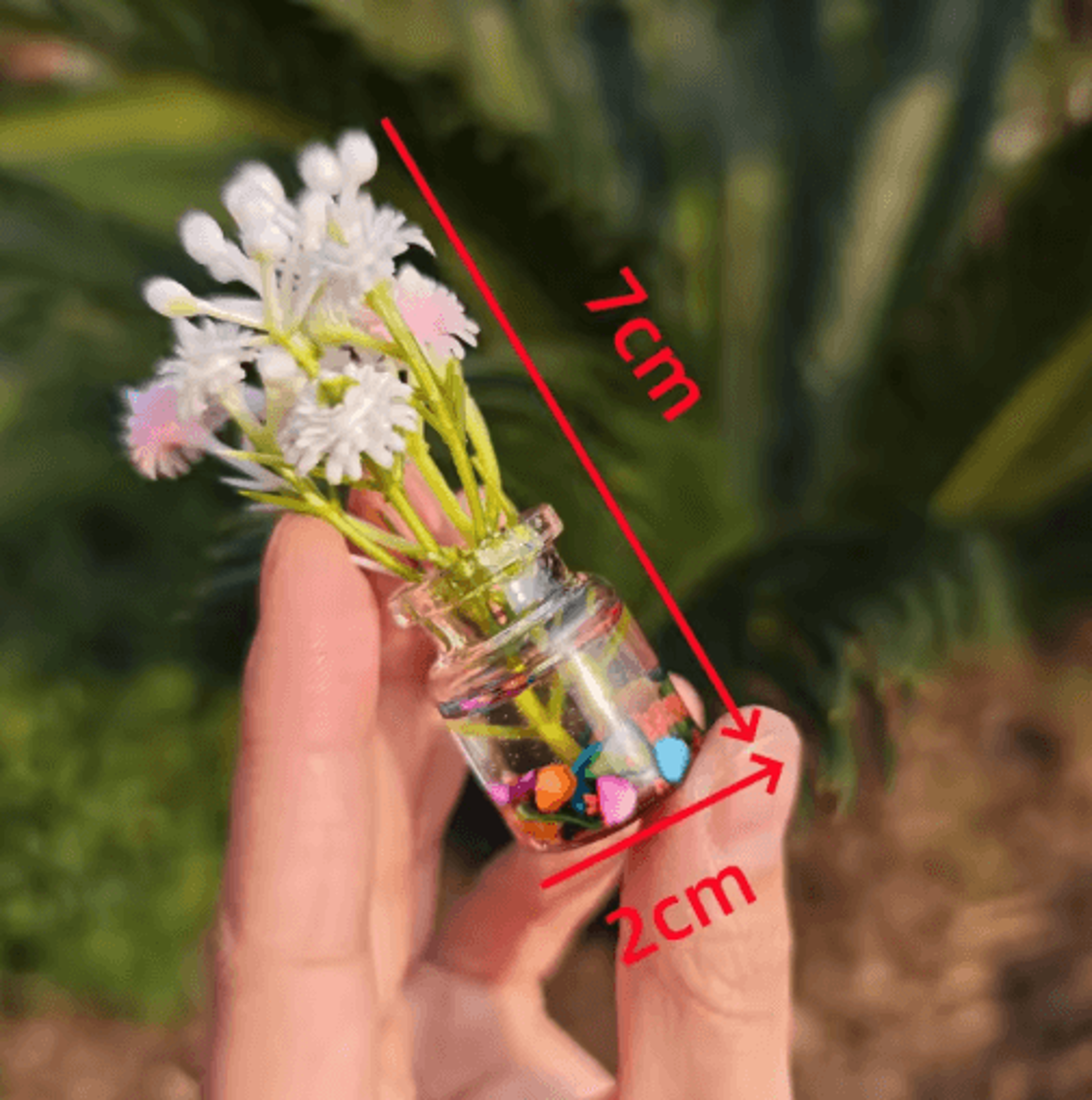 GlowintheDark Artificial Flower Vase Elegant Car  Home Table Decor 7