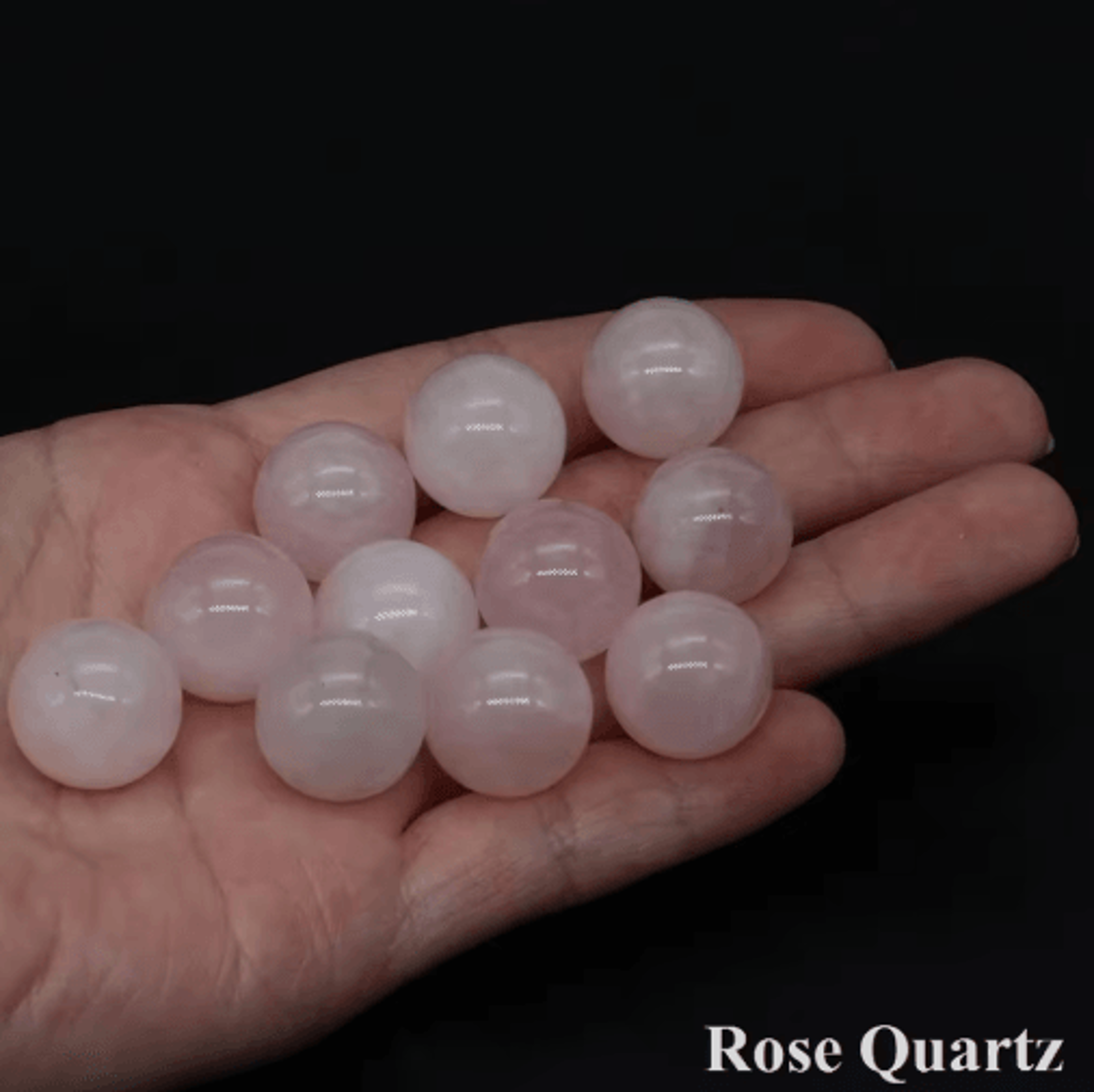 Natural Crystal Sphere Set  Amethyst  Rose Quartz Healing Gemstone Balls For Home Decor 12